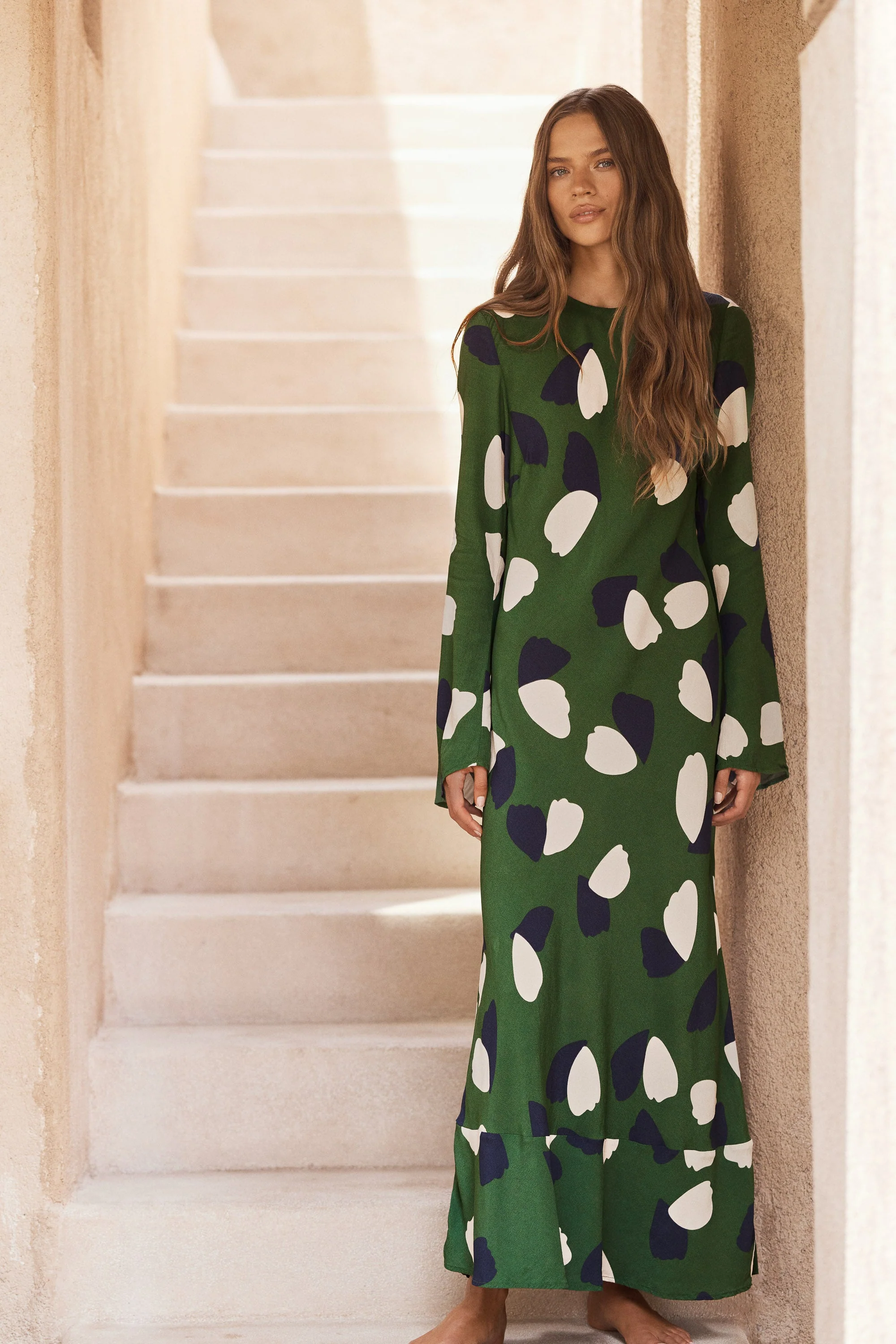 Anouk Dress In Verbena - Image 4