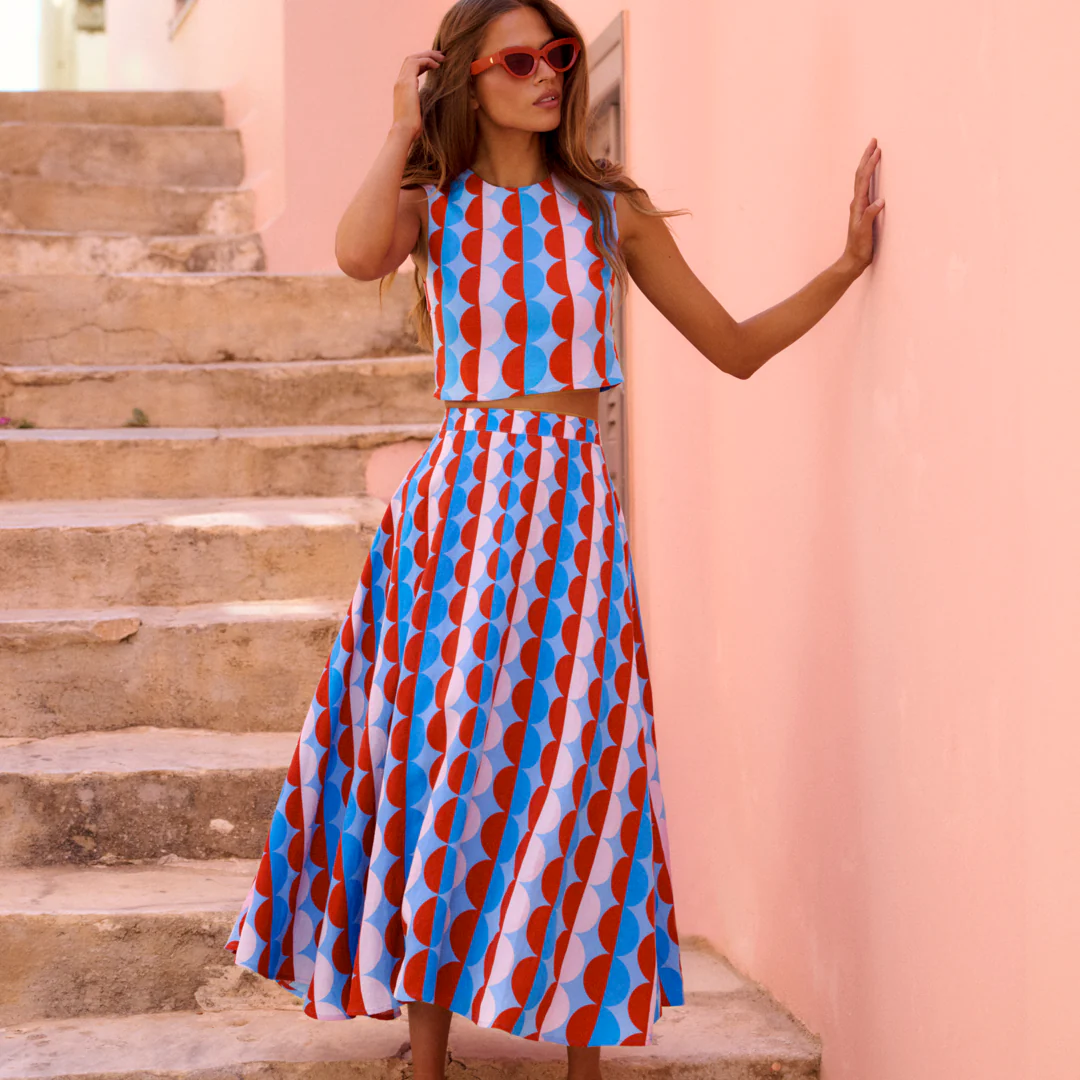 Arlo Skirt In Kaleido - Image 8