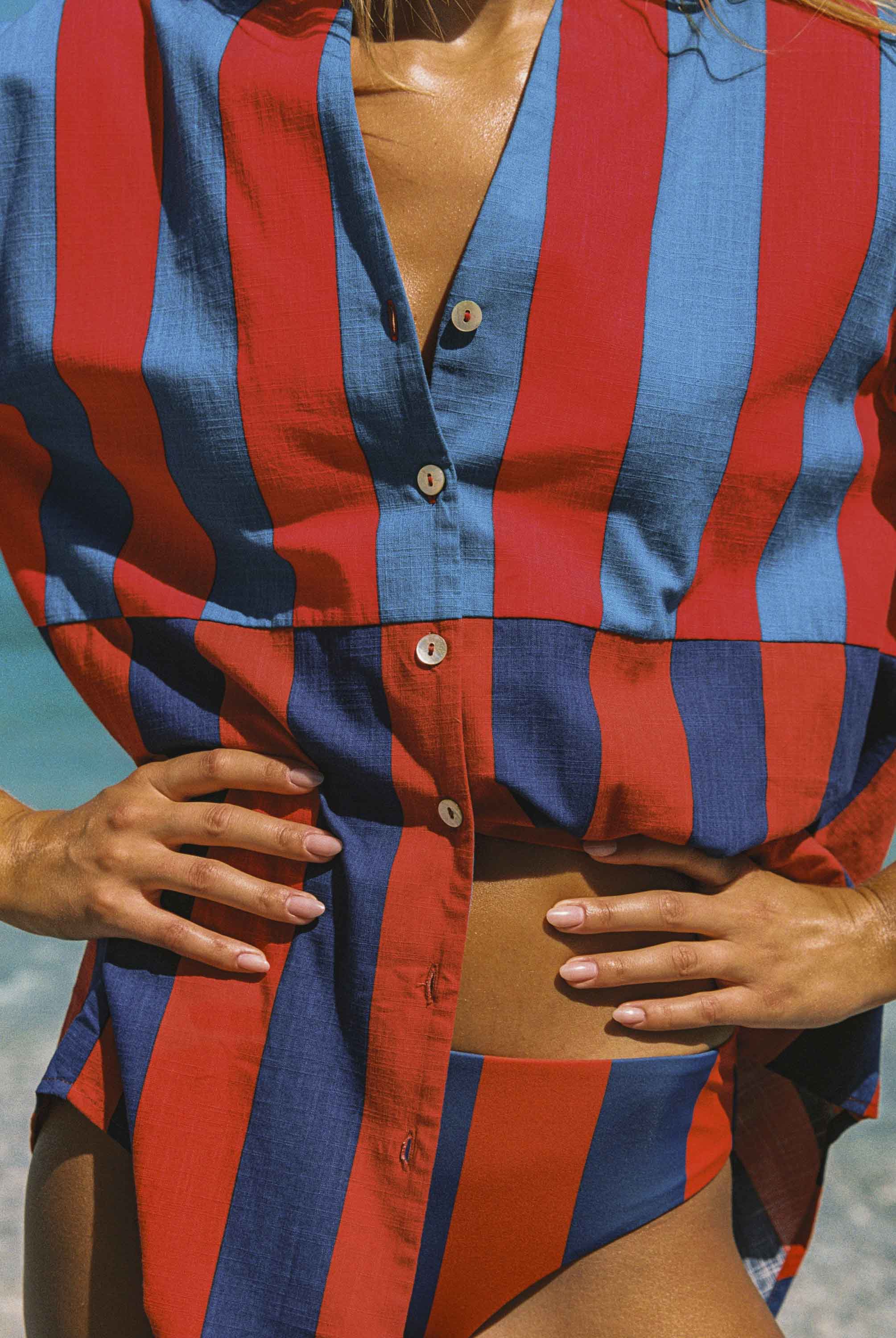 Beach Shirt In Horizon - Image 3