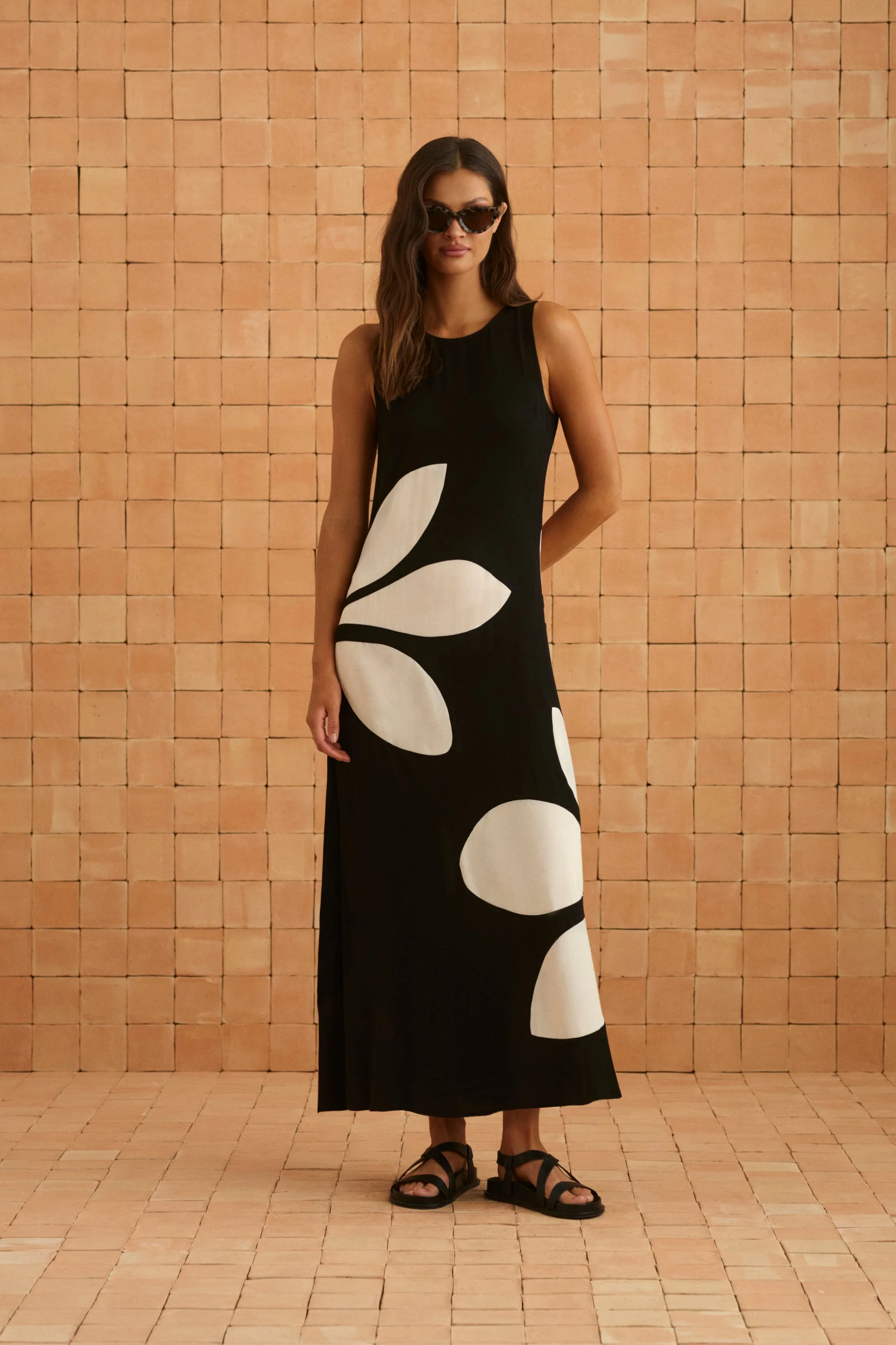 Binnie Dress In Gazamia Blanco - Image 3