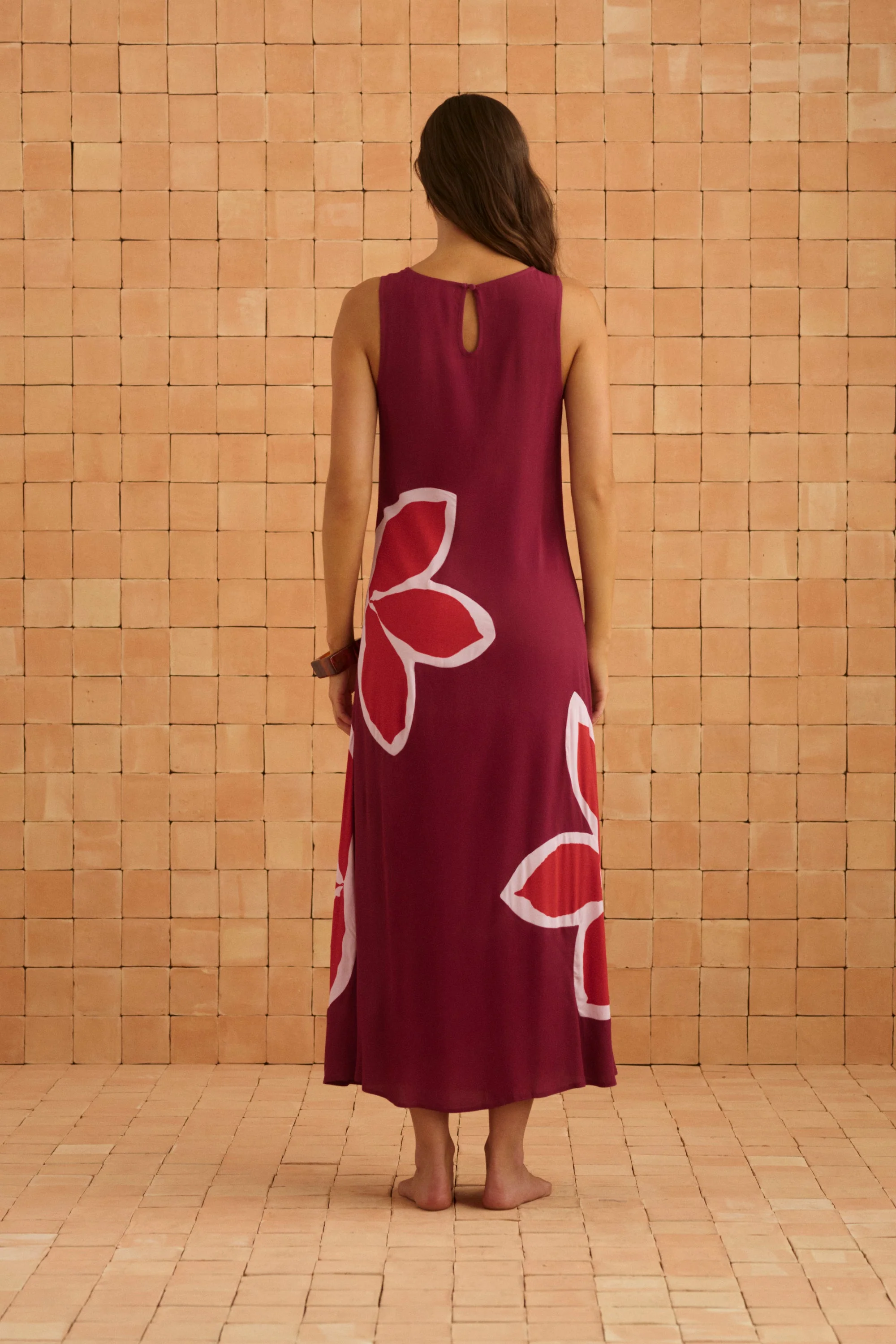 Binnie Dress In Gazamia Rosa - Image 5