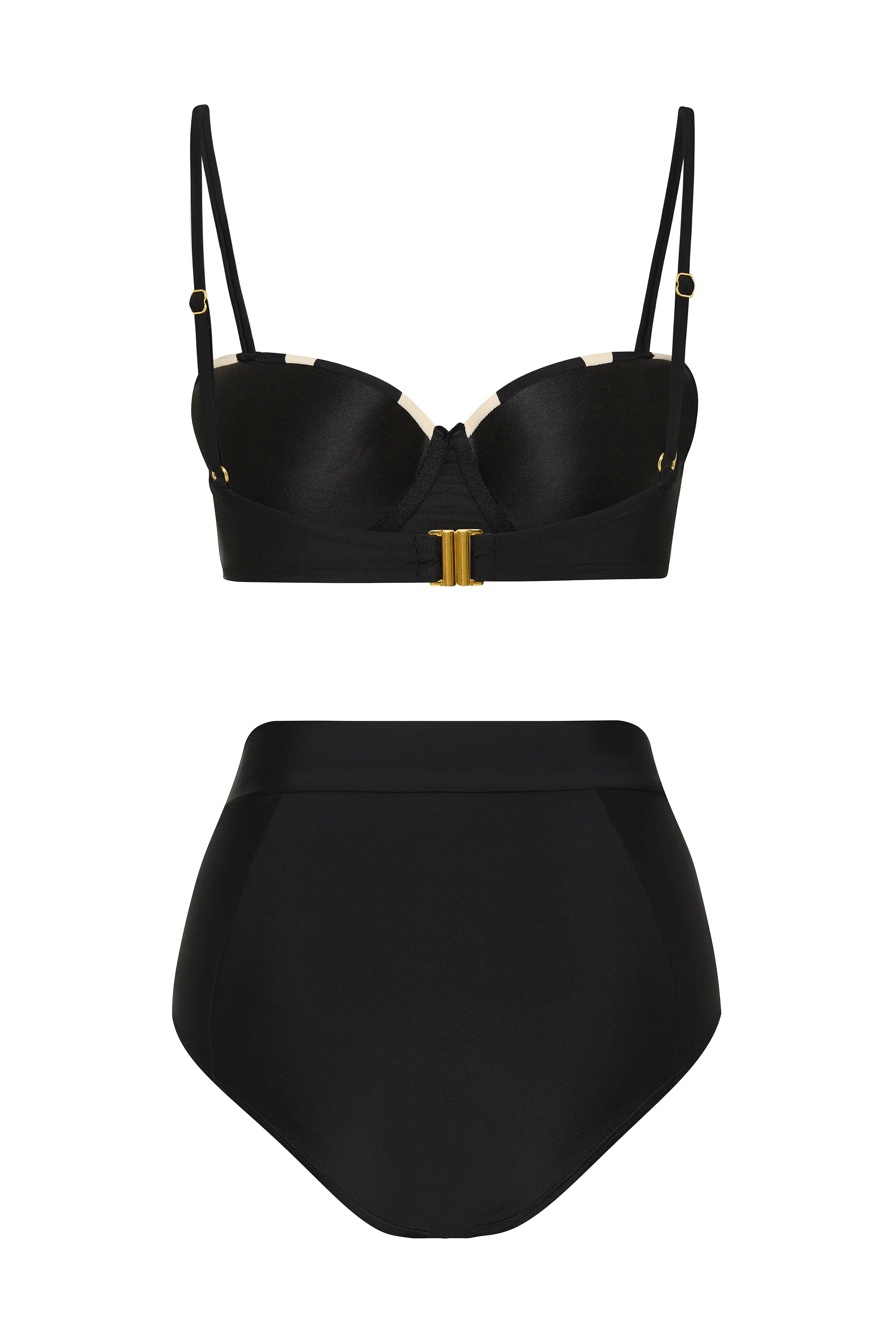 Blondie Bikini In Noir Palm - Image 4