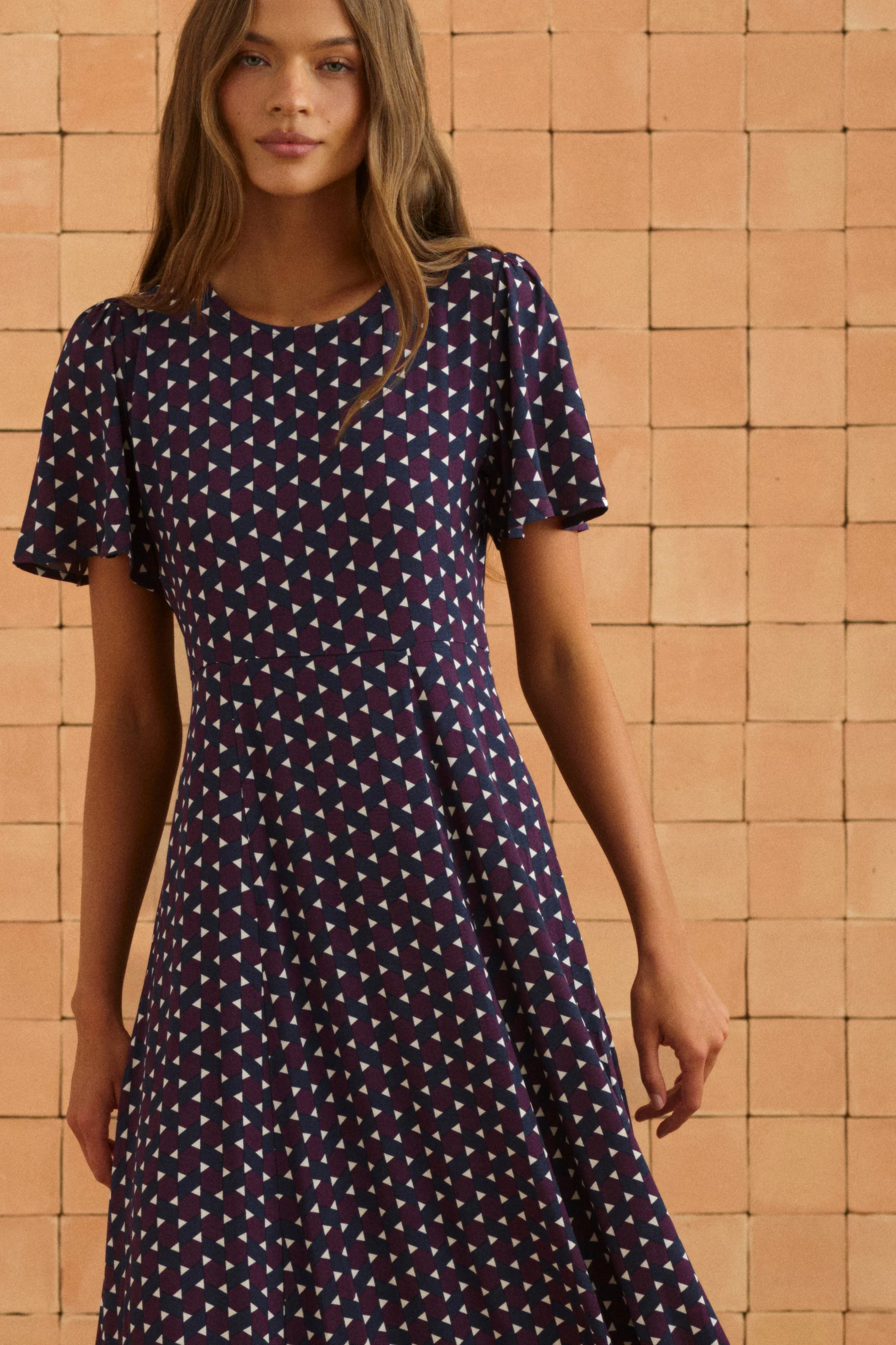 Brydie Dress In Yarrow - Image 3