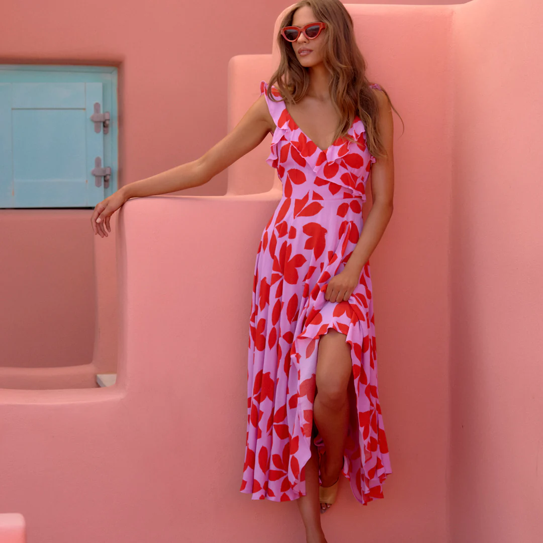 Camille Dress In Viva - Image 9