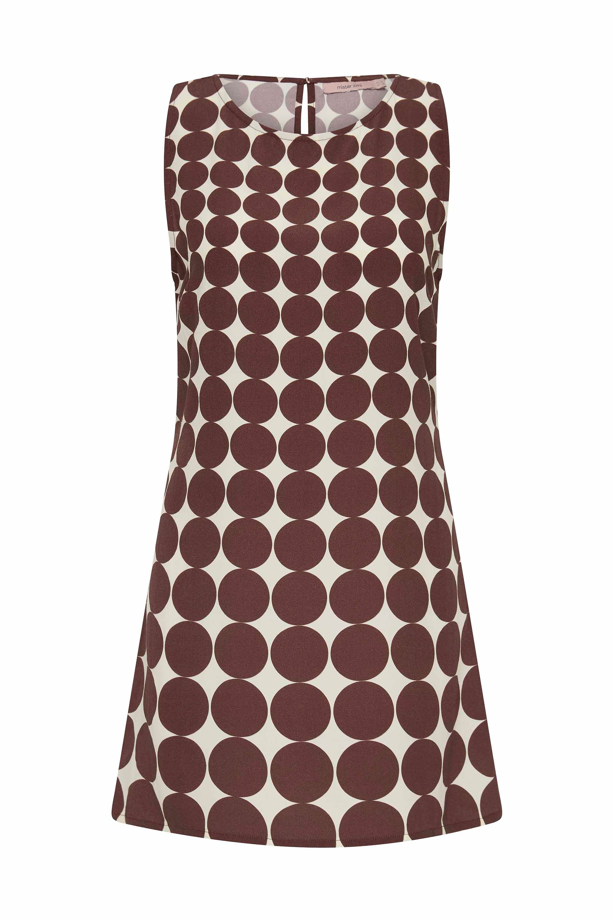 Candy Dress In Cocoa - Image 3