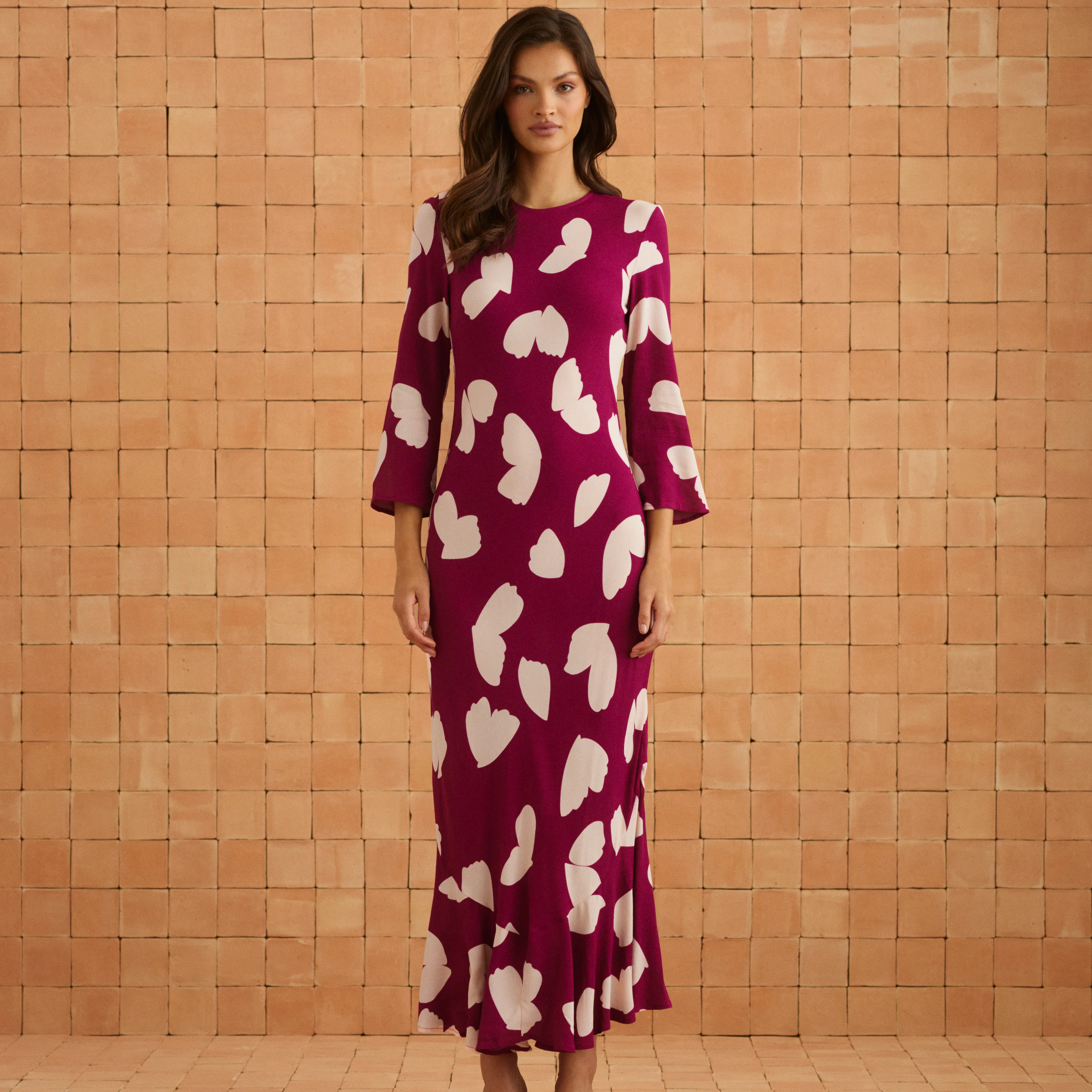 Charli Dress In Snapdragon - Image 12