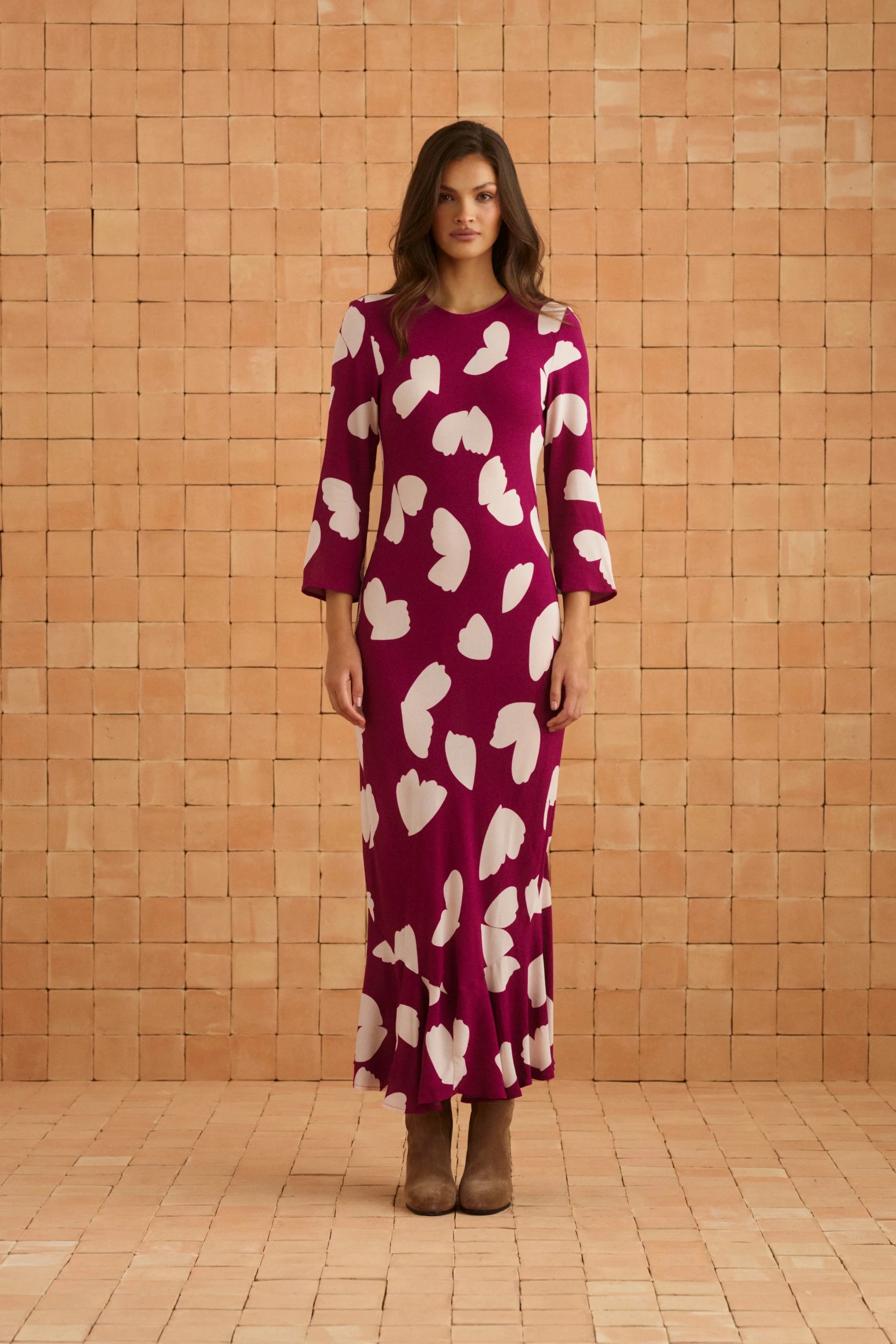Charli Dress In Snapdragon - Image 6