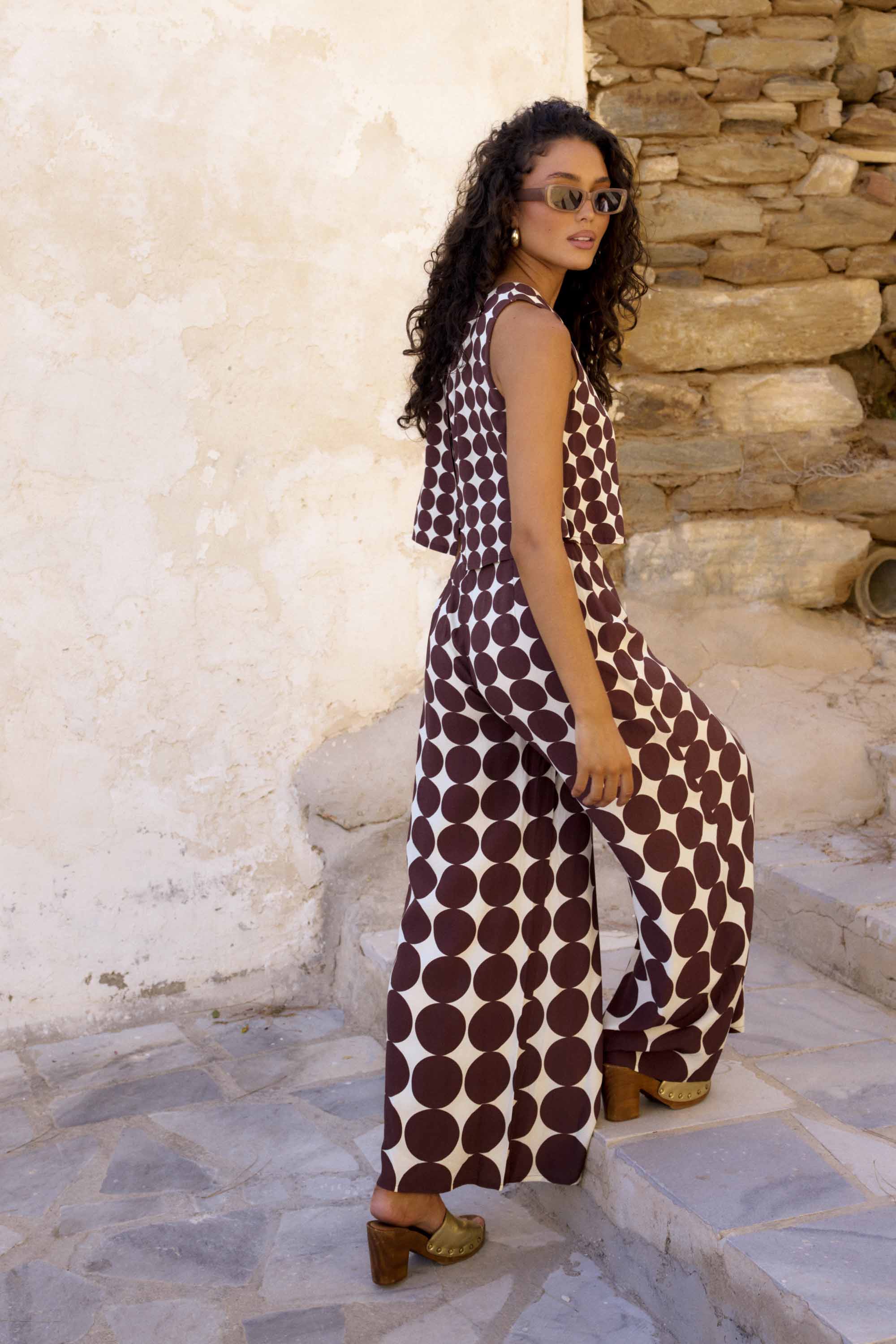 Charlie Jumpsuit In Cocoa - Image 3