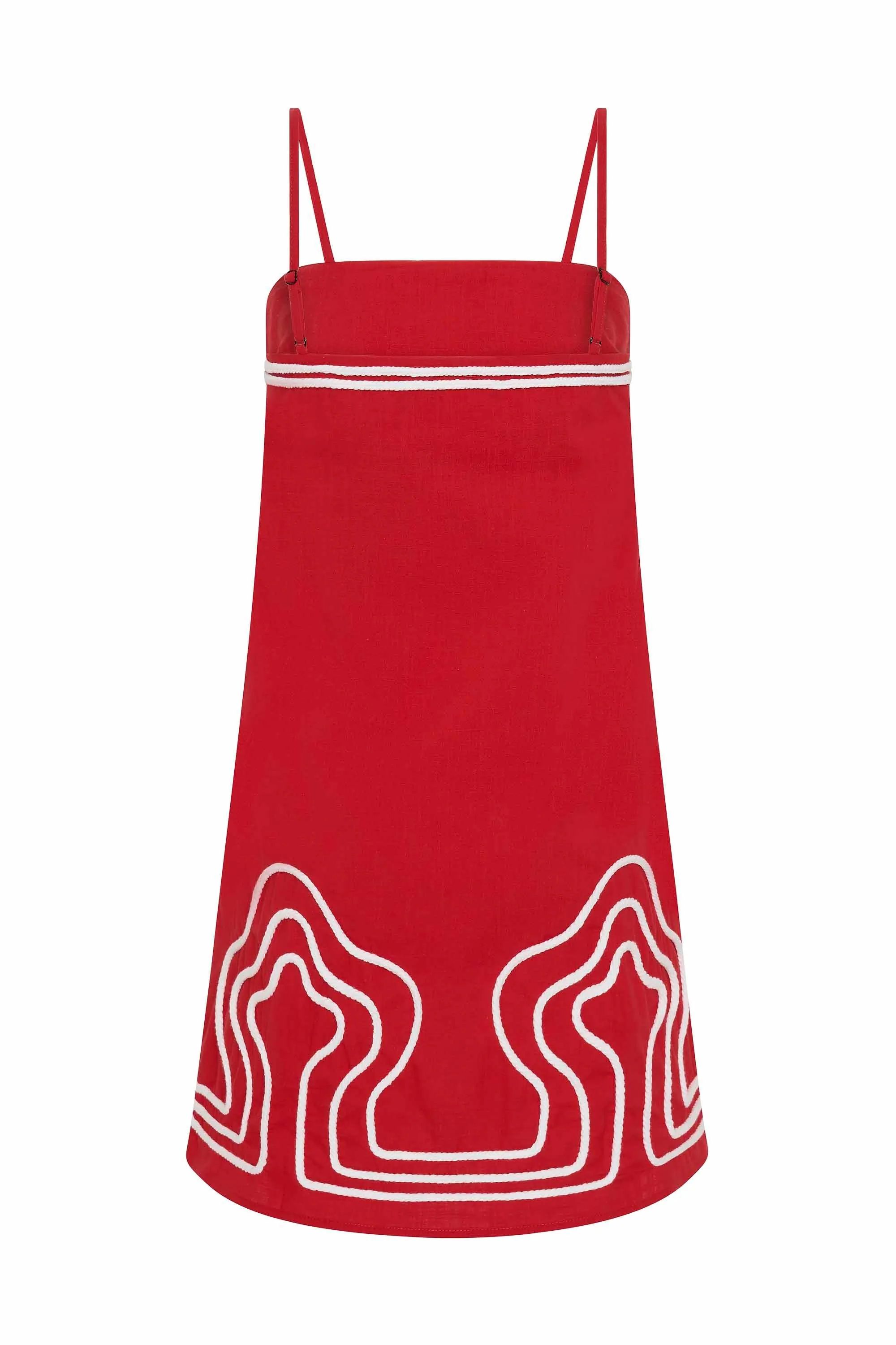 Clara Dress In Rosso - Image 5