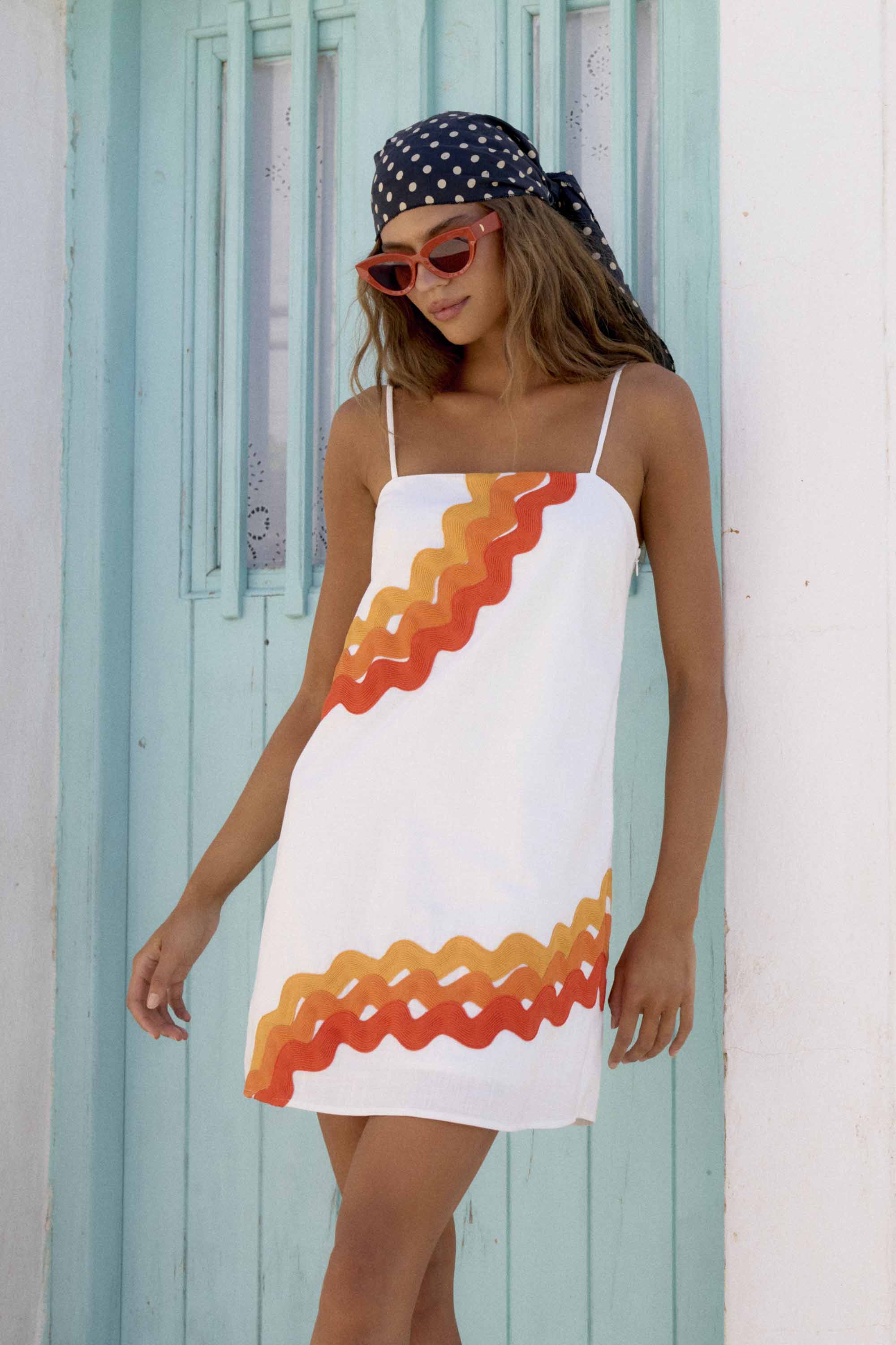 Clara Dress In Sunburst Ric Rac - Image 4
