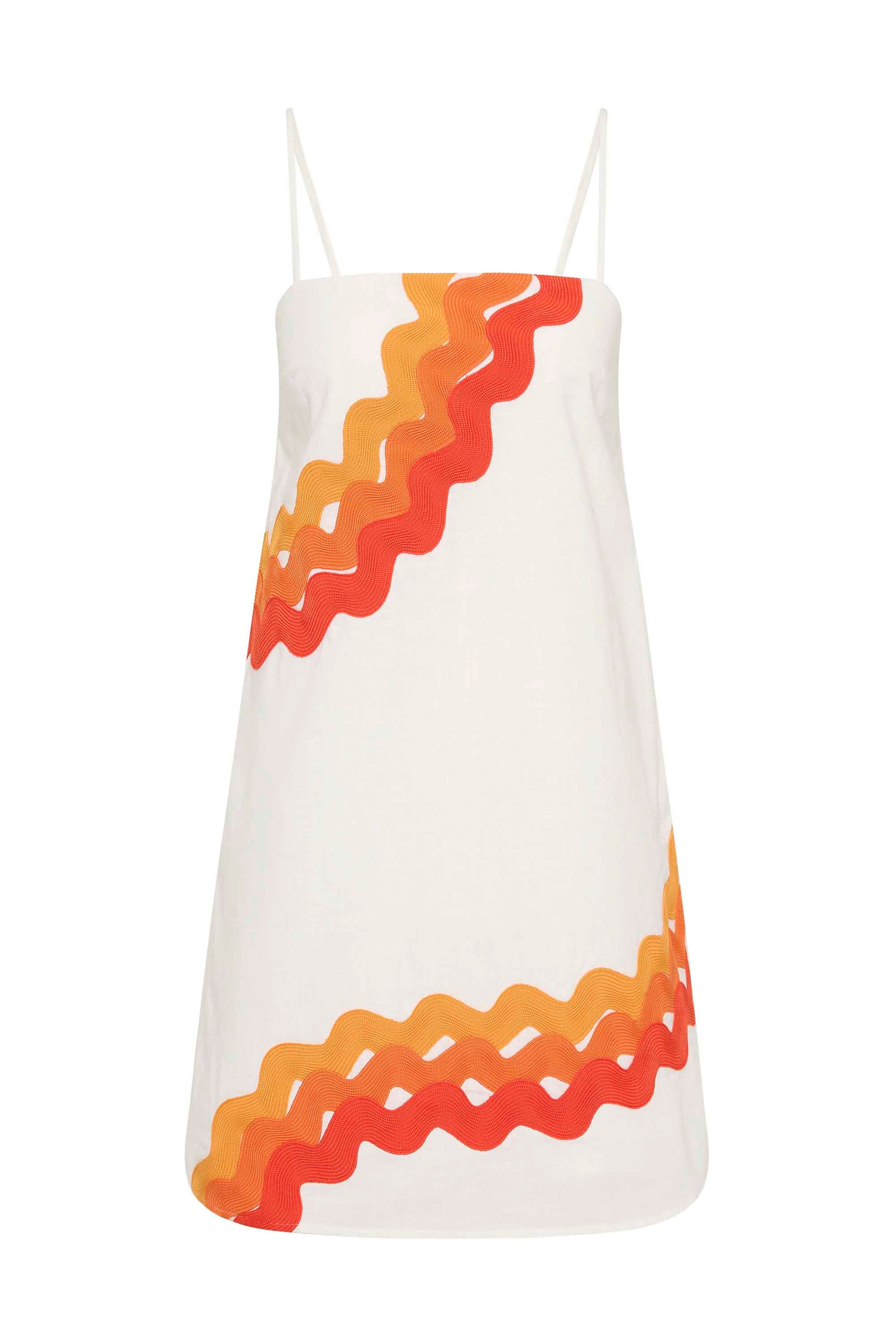 Clara Dress In Sunburst Ric Rac - Image 7
