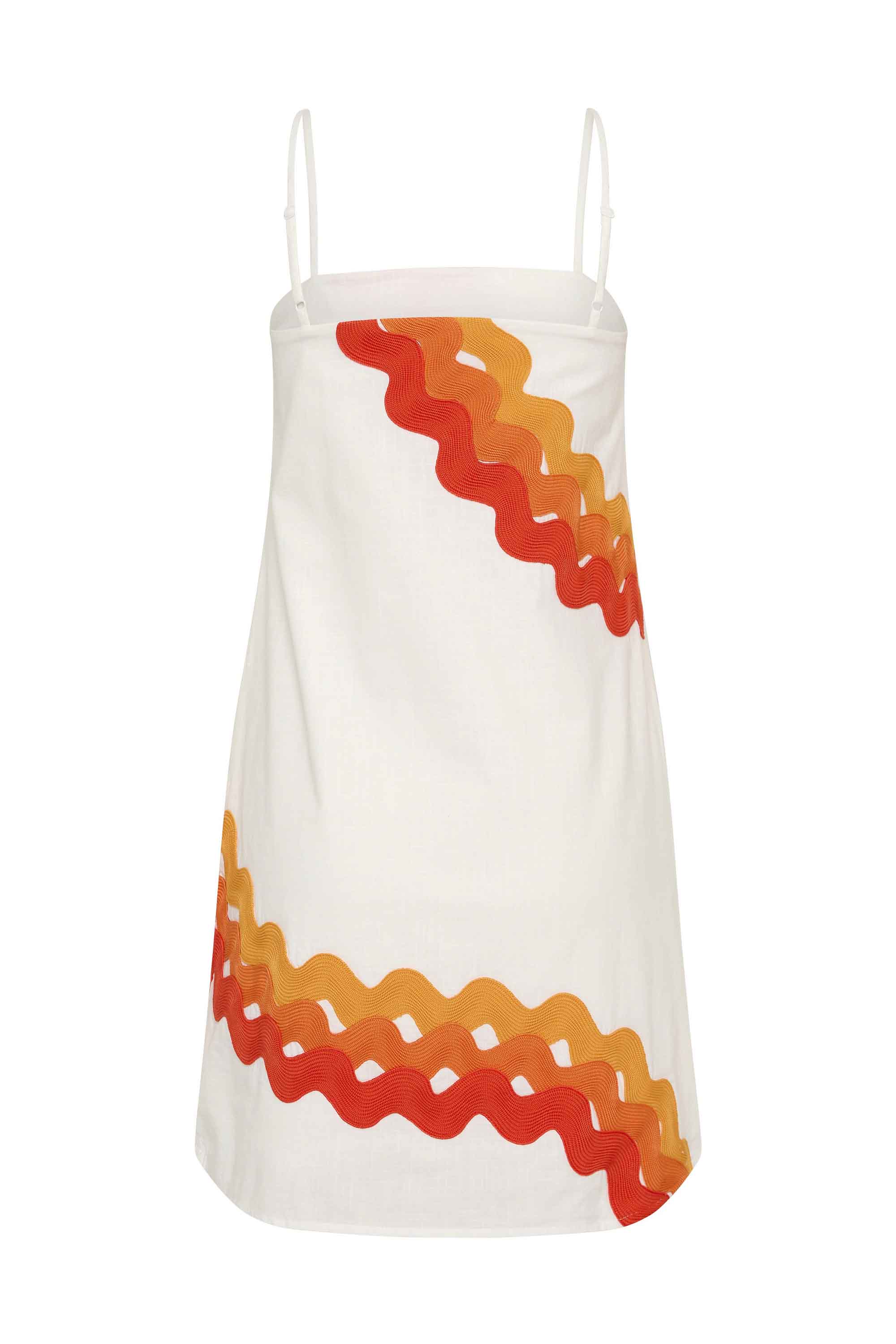 Clara Dress In Sunburst Ric Rac - Image 8