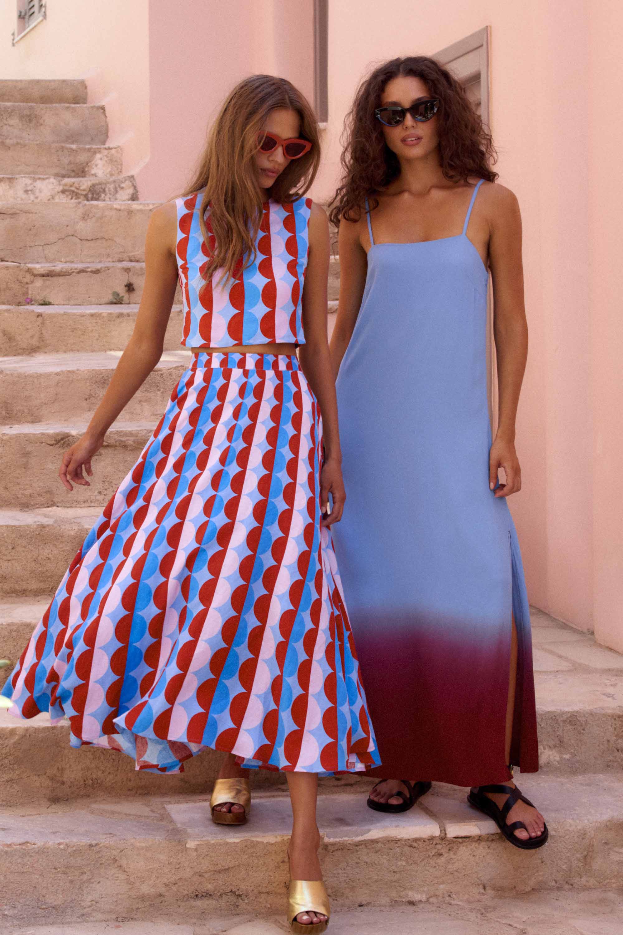 Clara Maxi Dress In Haze - Image 5
