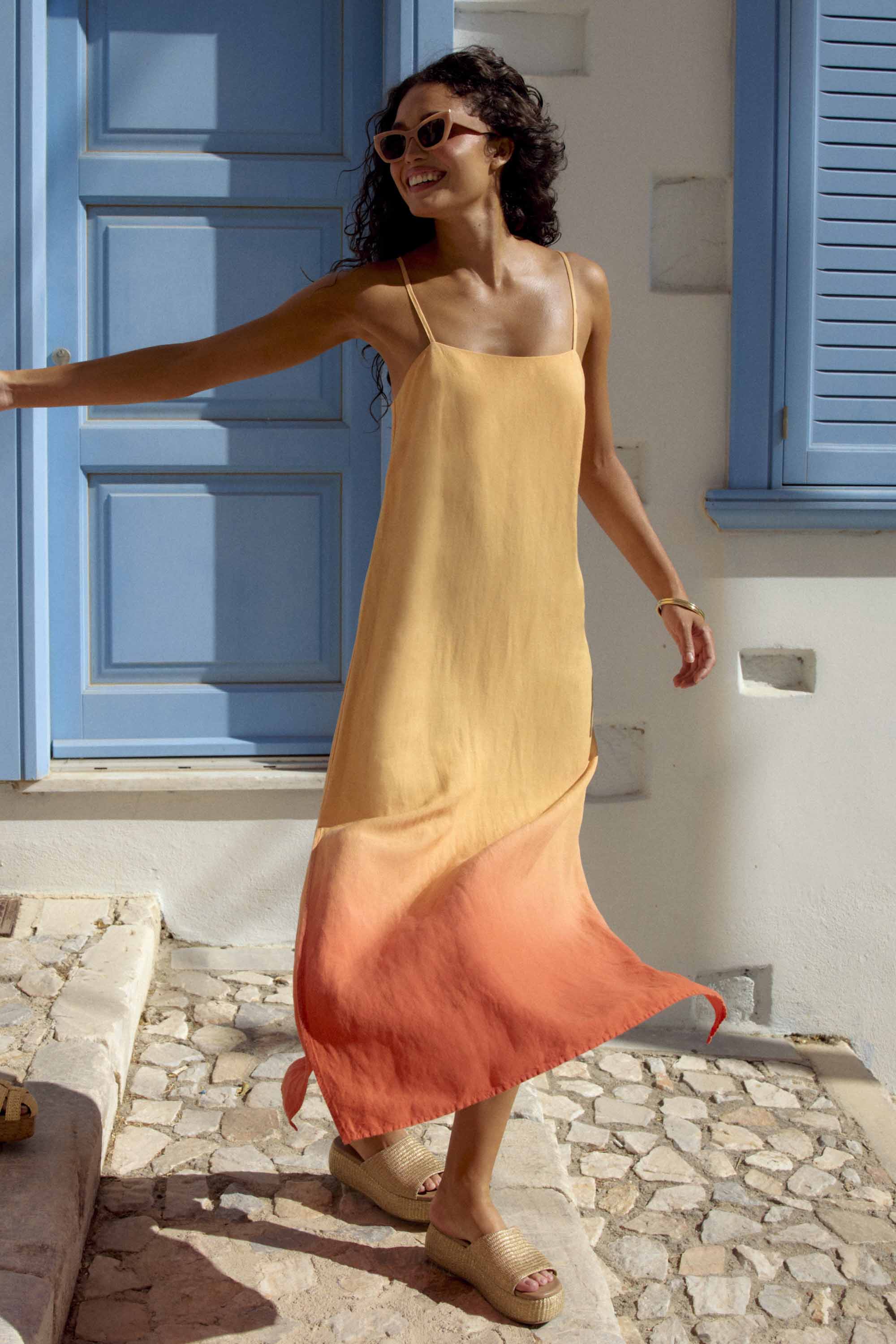 Clara Maxi Dress In Mello - Image 3