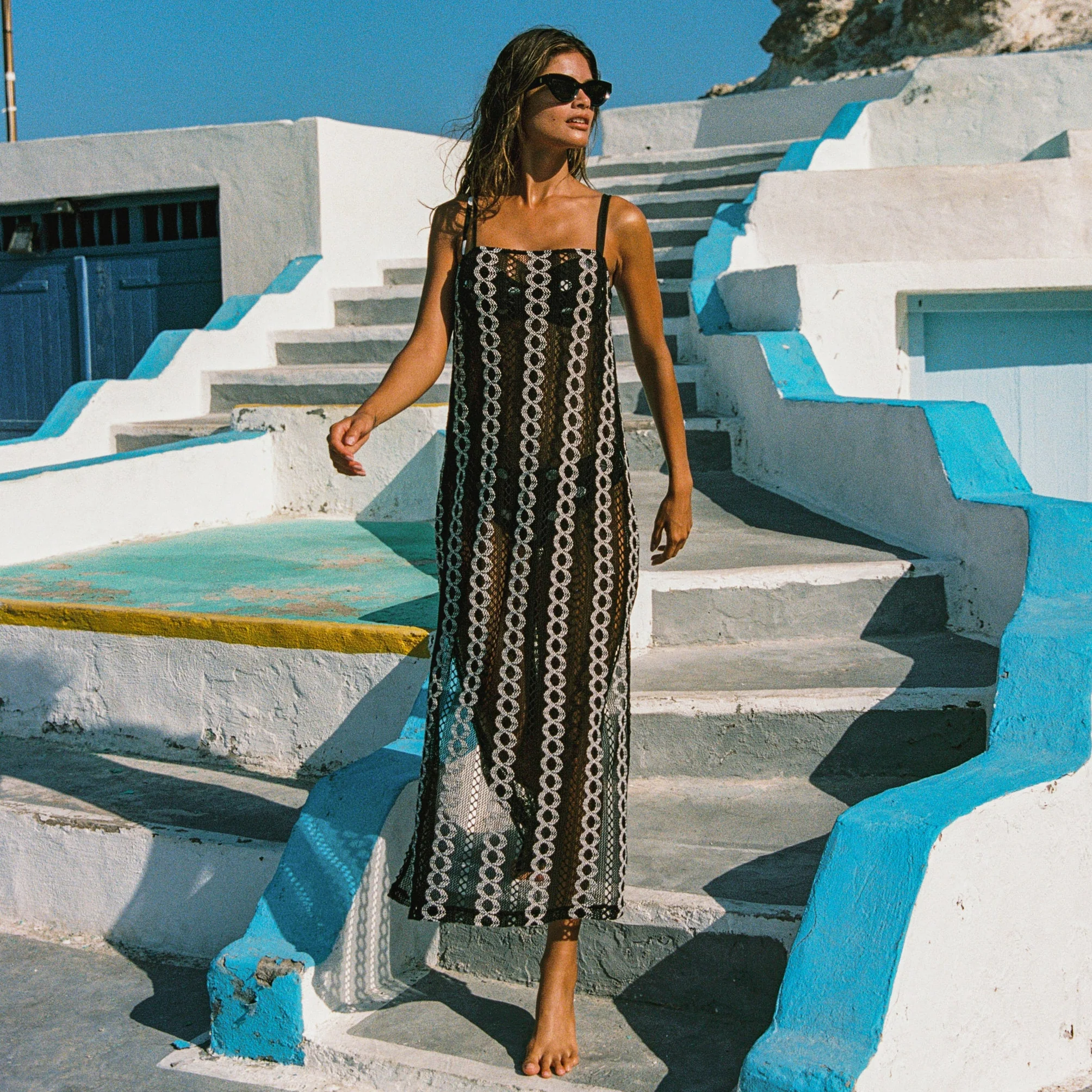 Clara Maxi Dress In Moonlight - Image 6