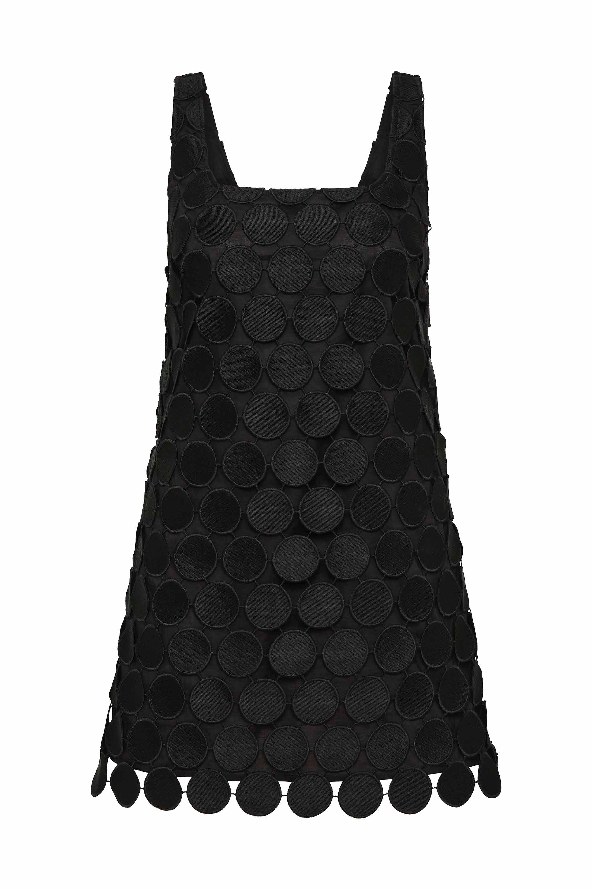 Coco Mini Dress In Black - Image 7