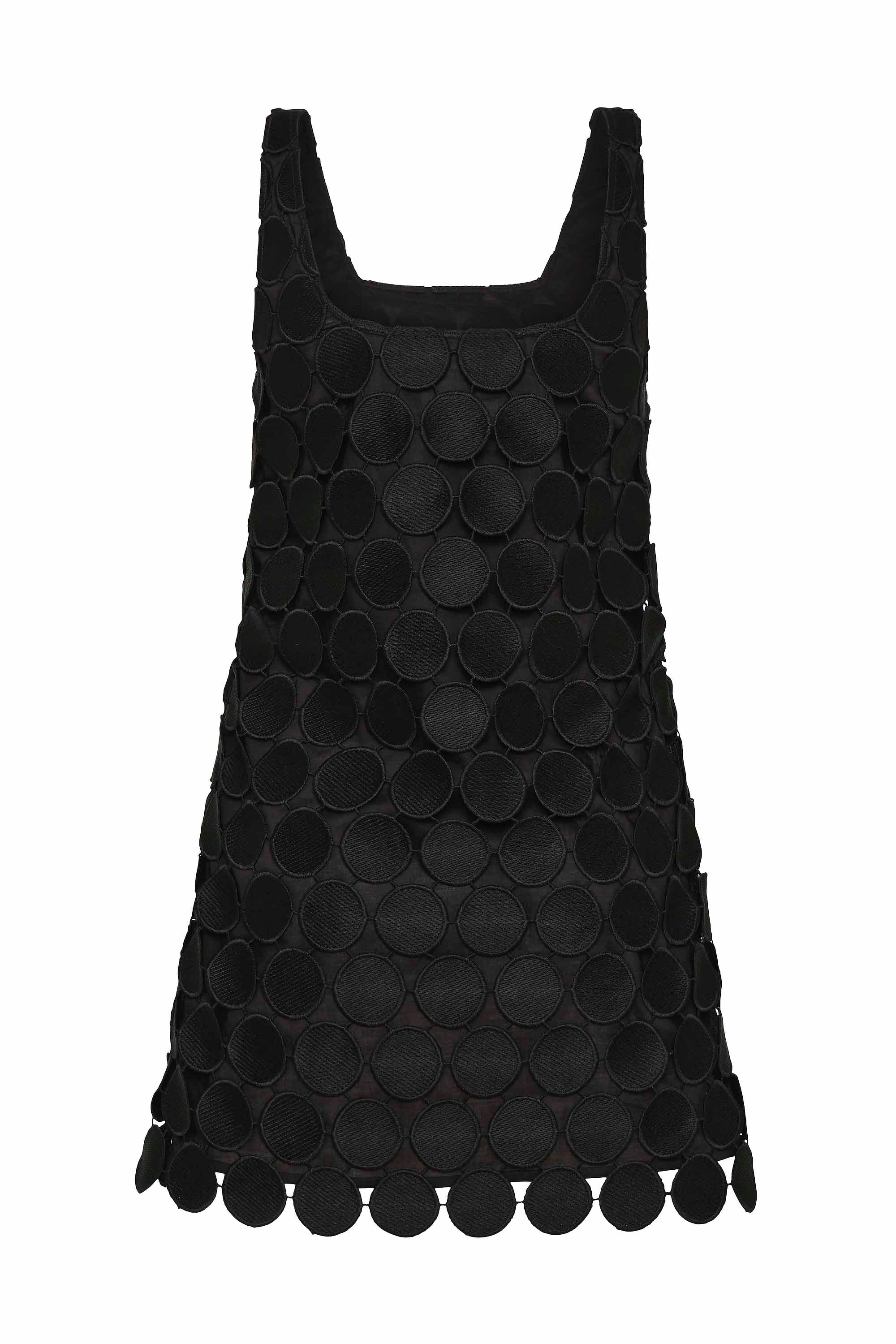 Coco Mini Dress In Black - Image 8