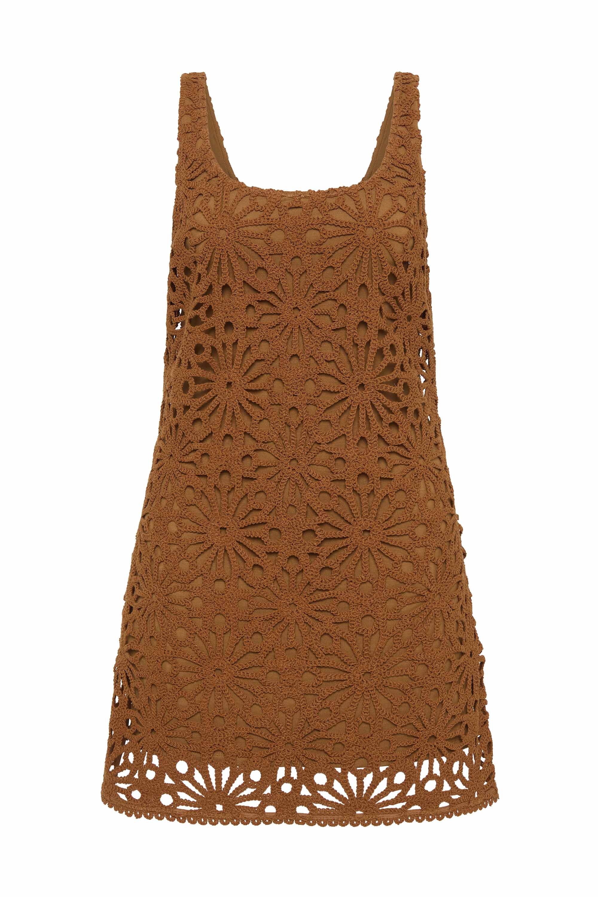 Coco Mini Dress In Toffee - Image 5