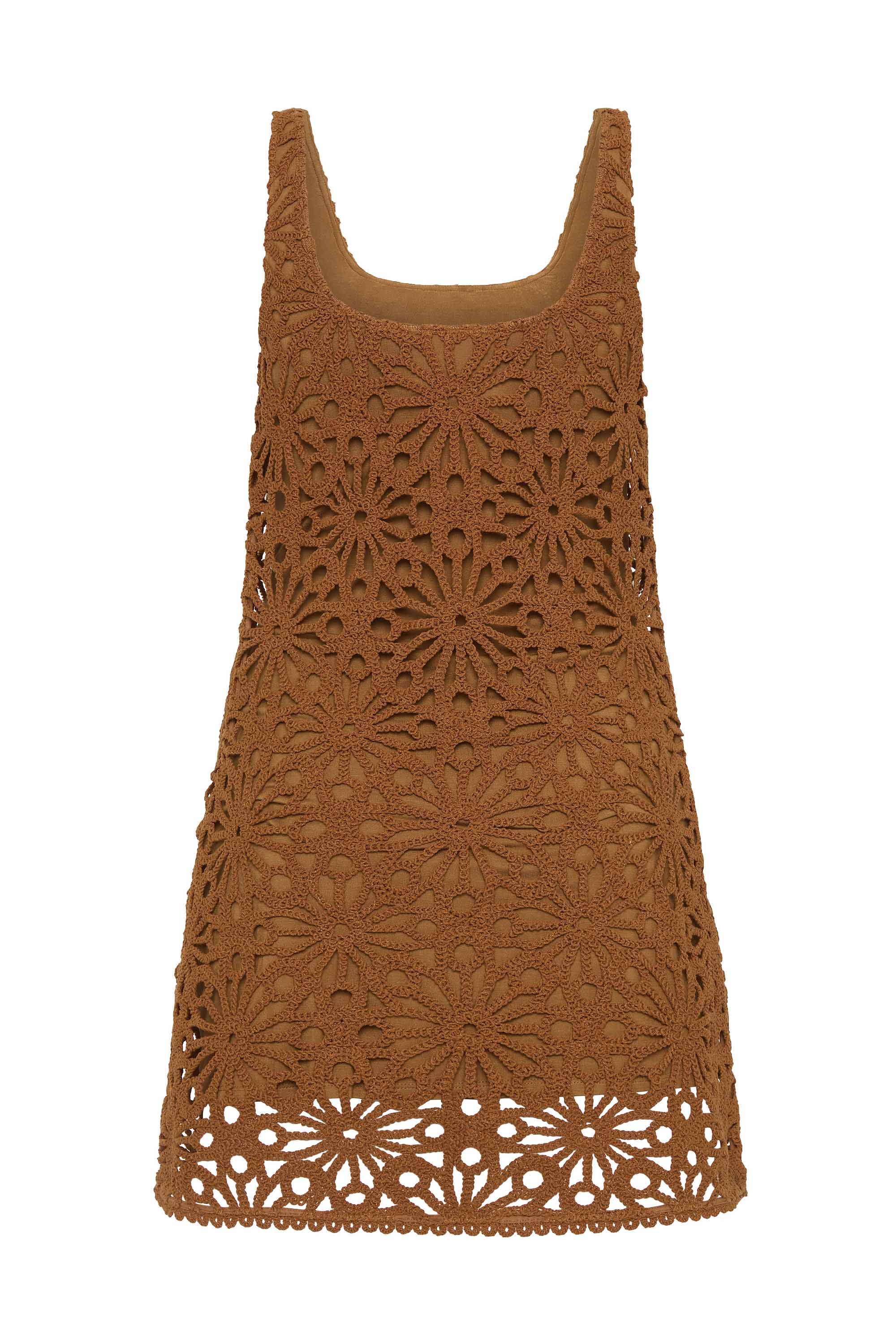 Coco Mini Dress In Toffee - Image 6