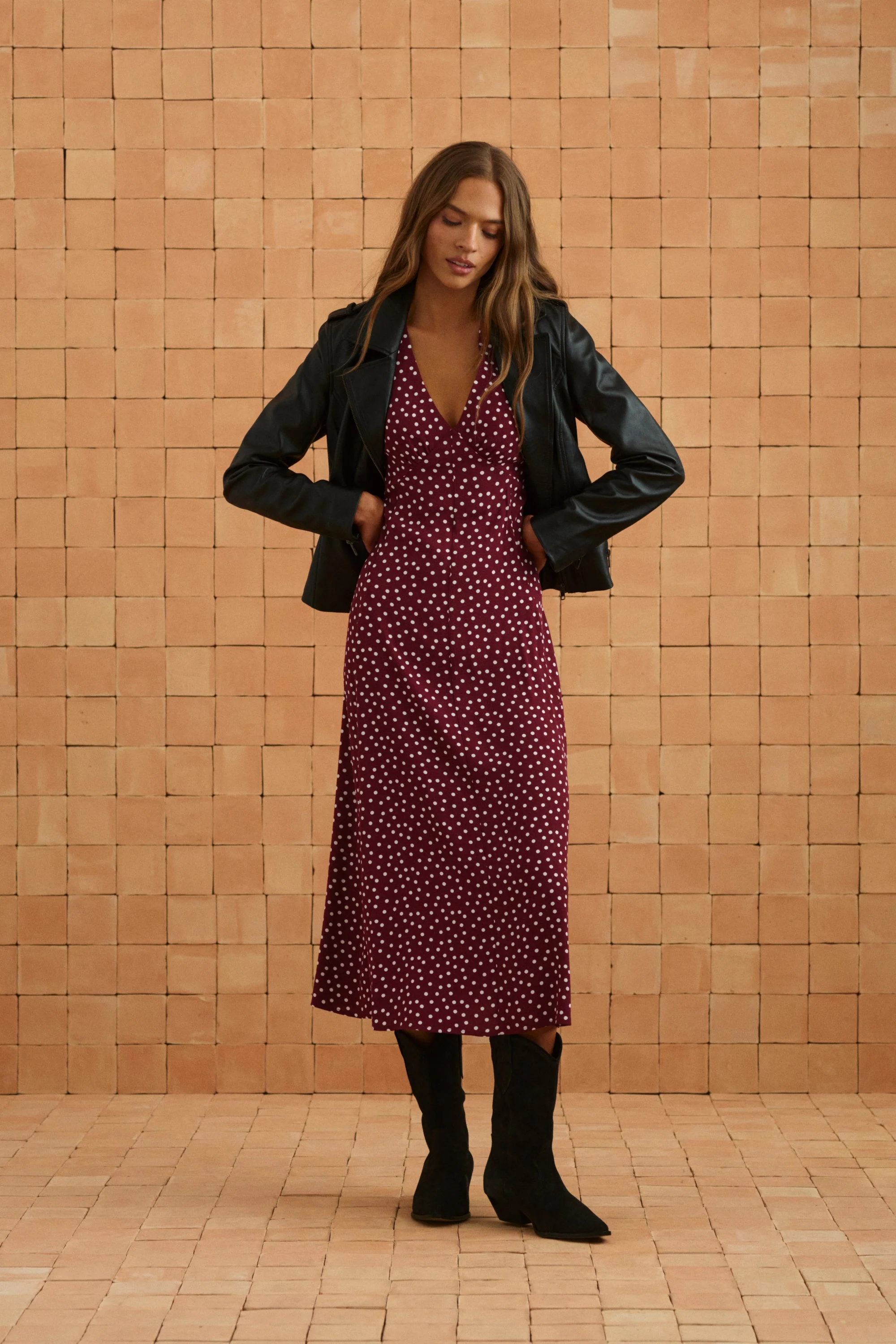 Elani Dress In Dusty - Image 3