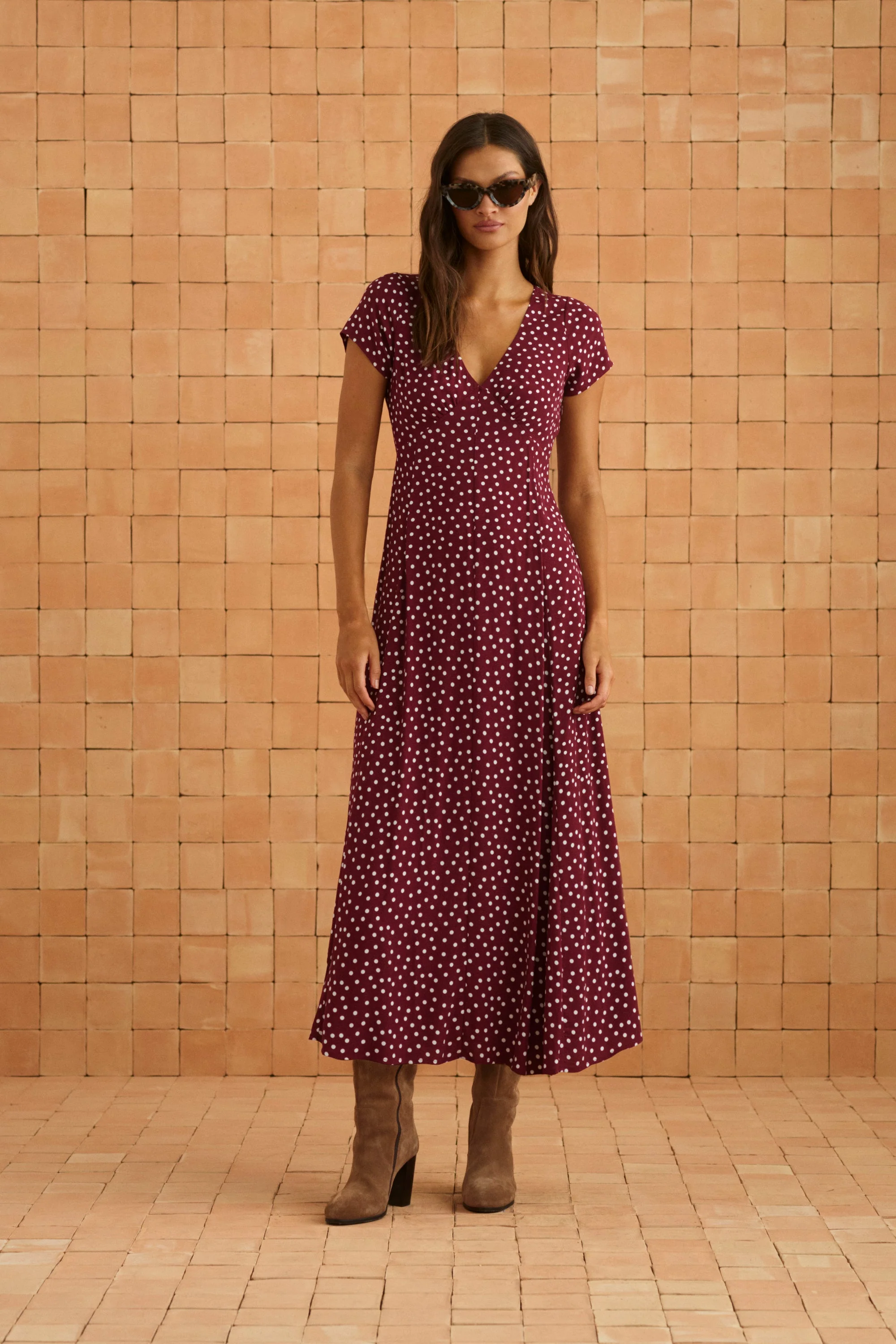 Elani Dress In Dusty - Image 4