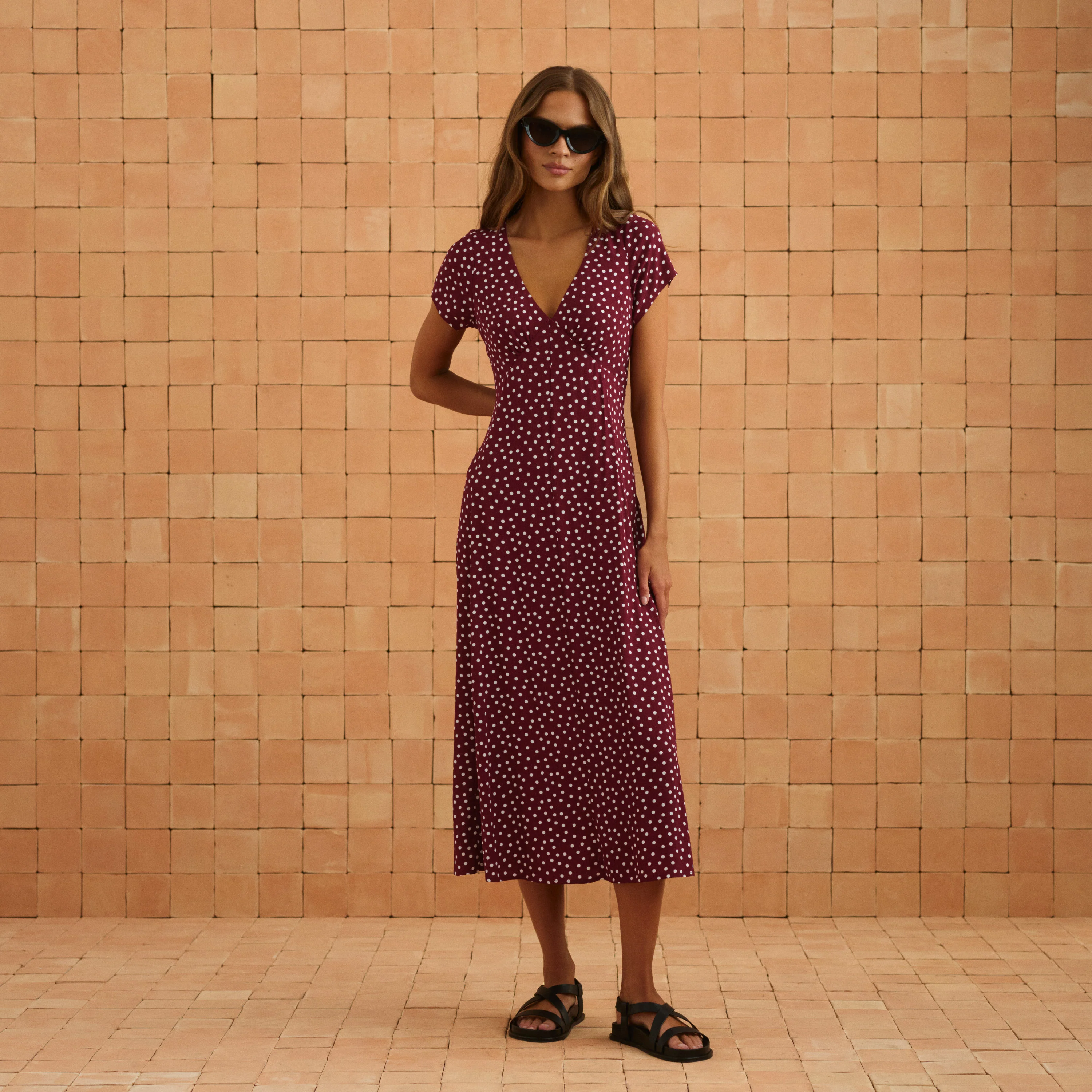 Elani Dress In Dusty - Image 8