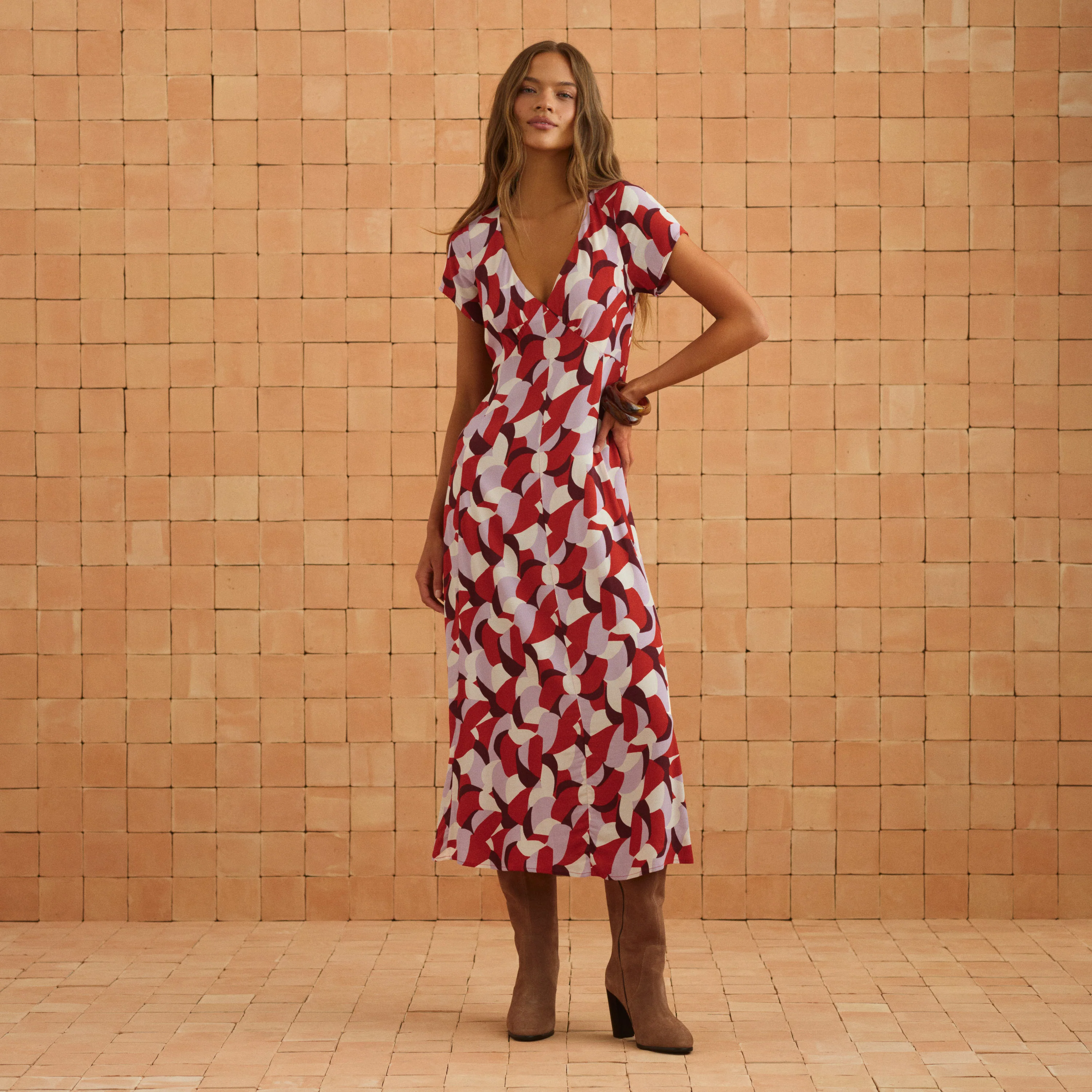 Elani Dress In Sweet Pea - Image 11