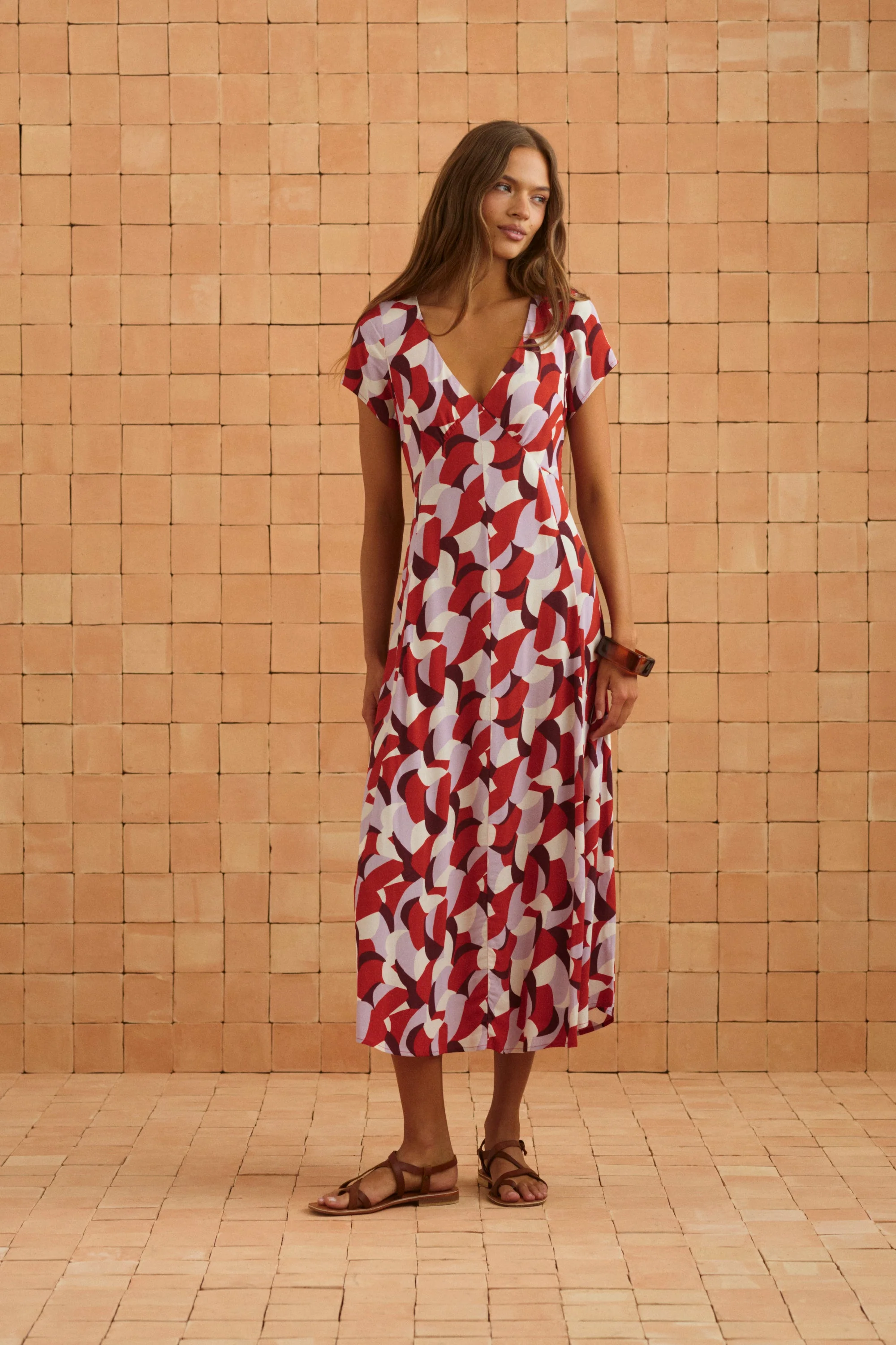 Elani Dress In Sweet Pea - Image 6