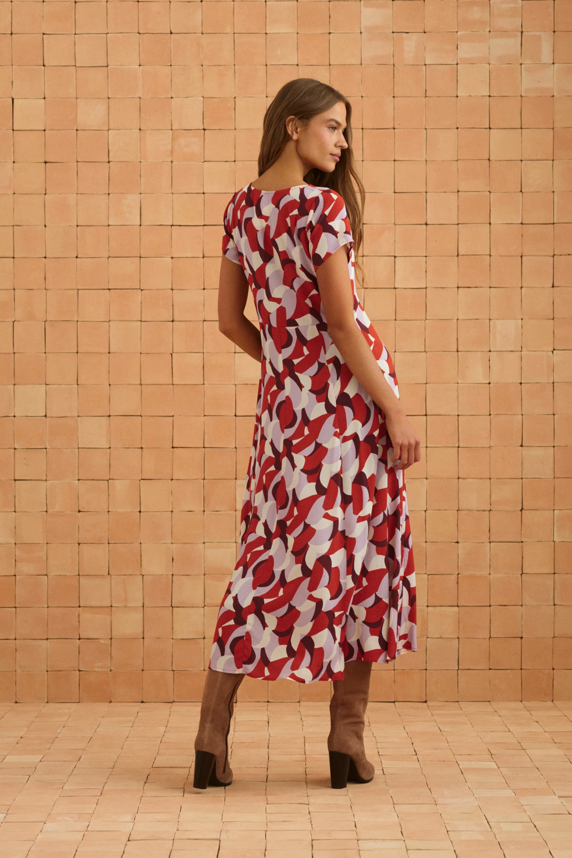 Elani Dress In Sweet Pea - Image 7