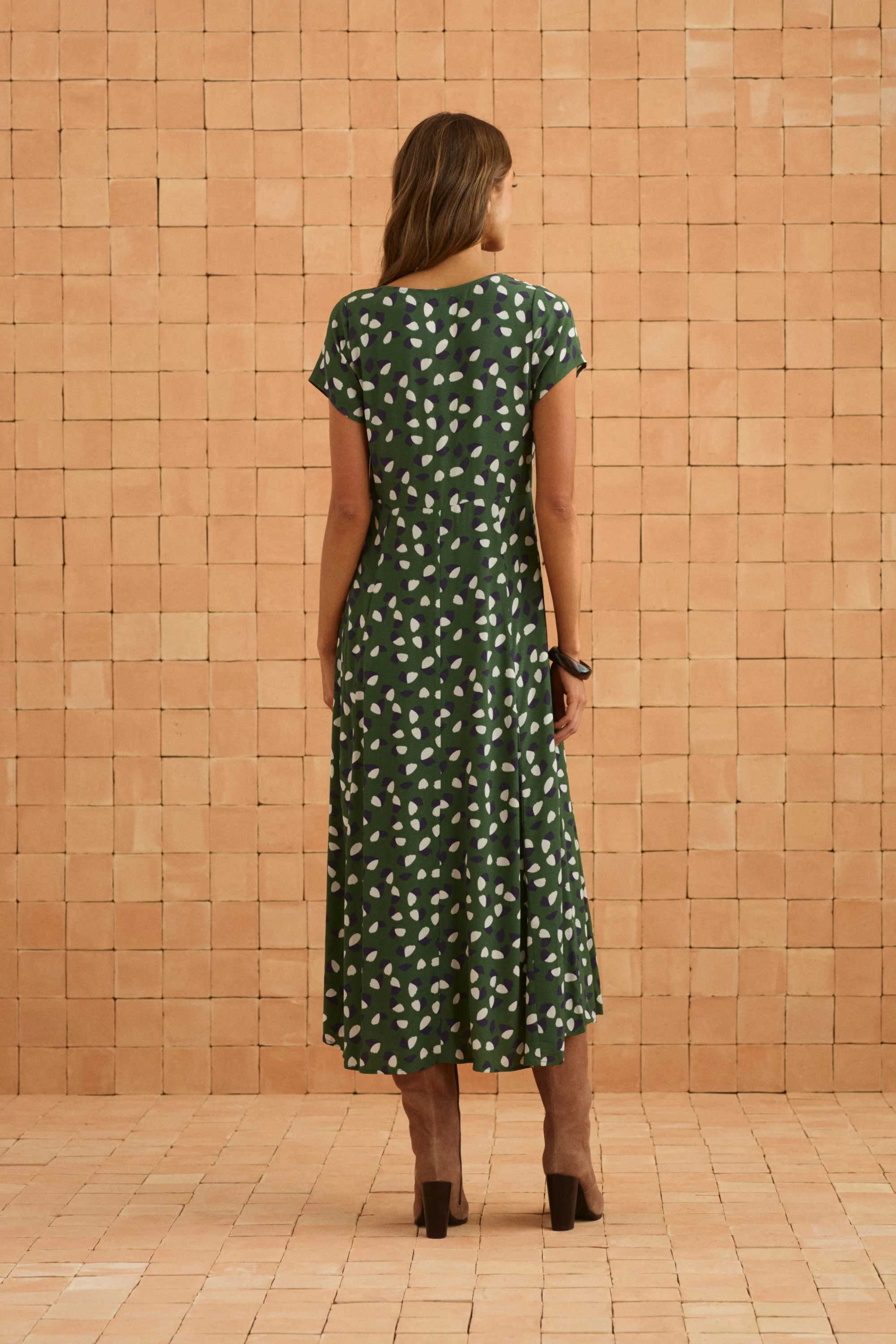 Elani Dress In Verbena - Image 6
