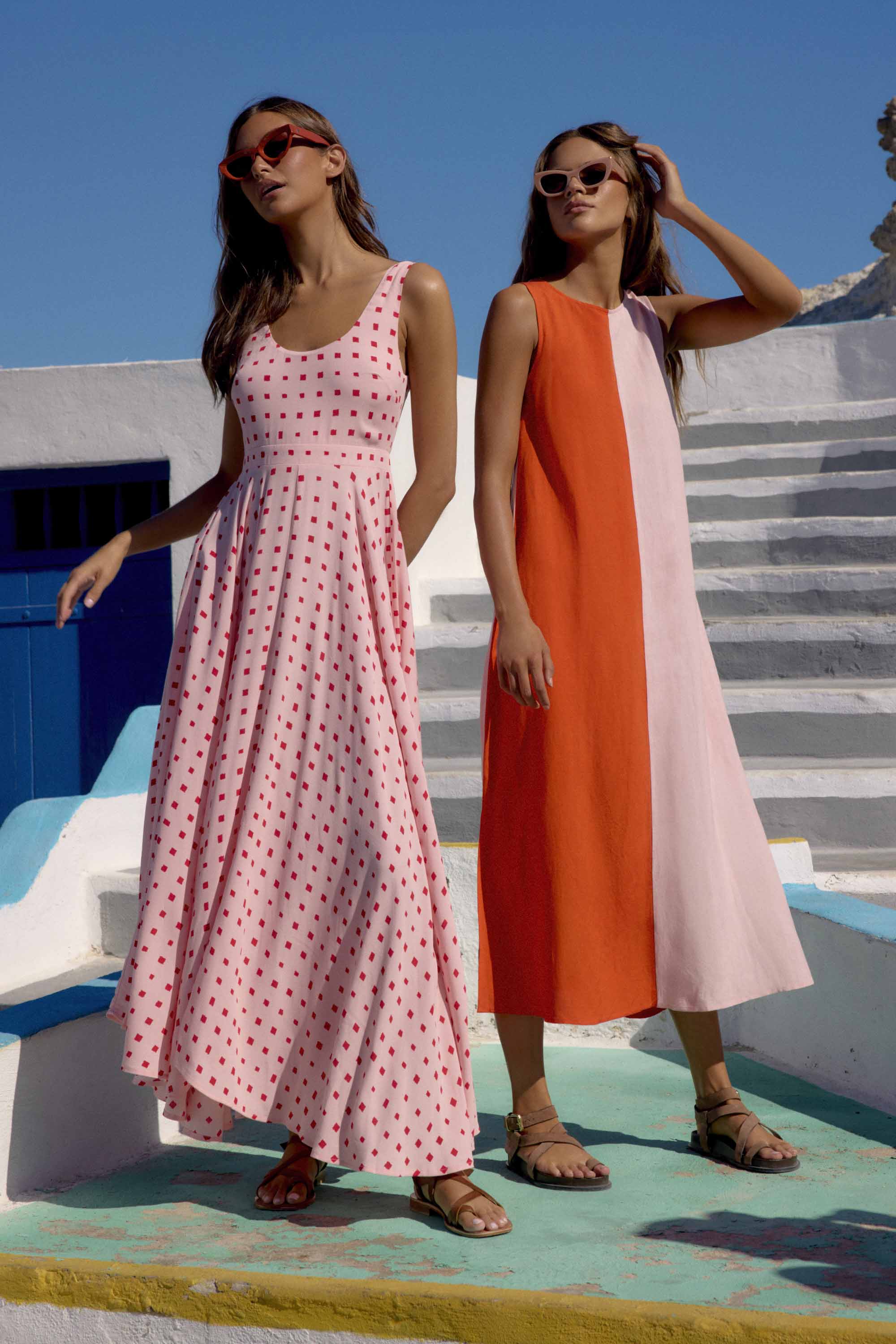 Elka Dress In Sunrise - Image 2