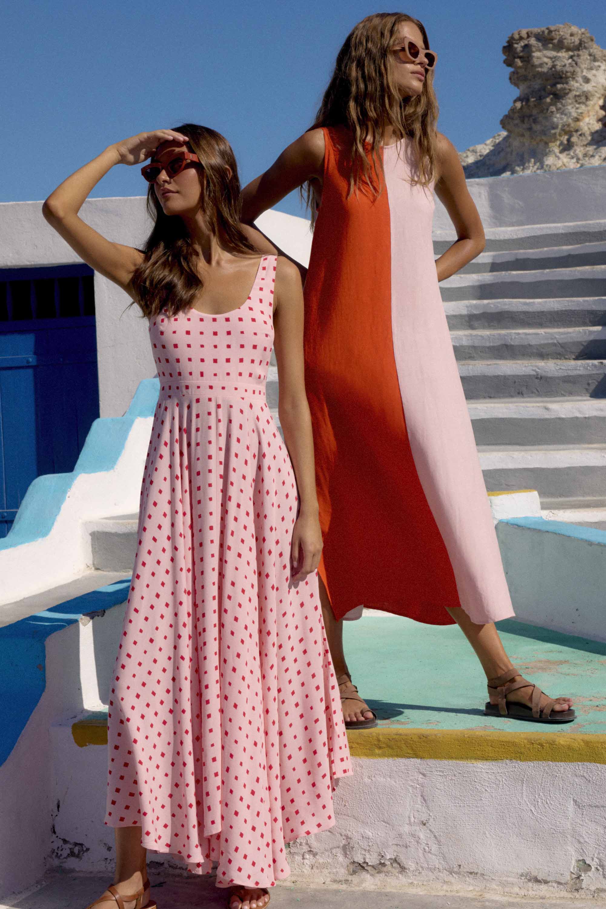 Elka Dress In Sunrise - Image 3