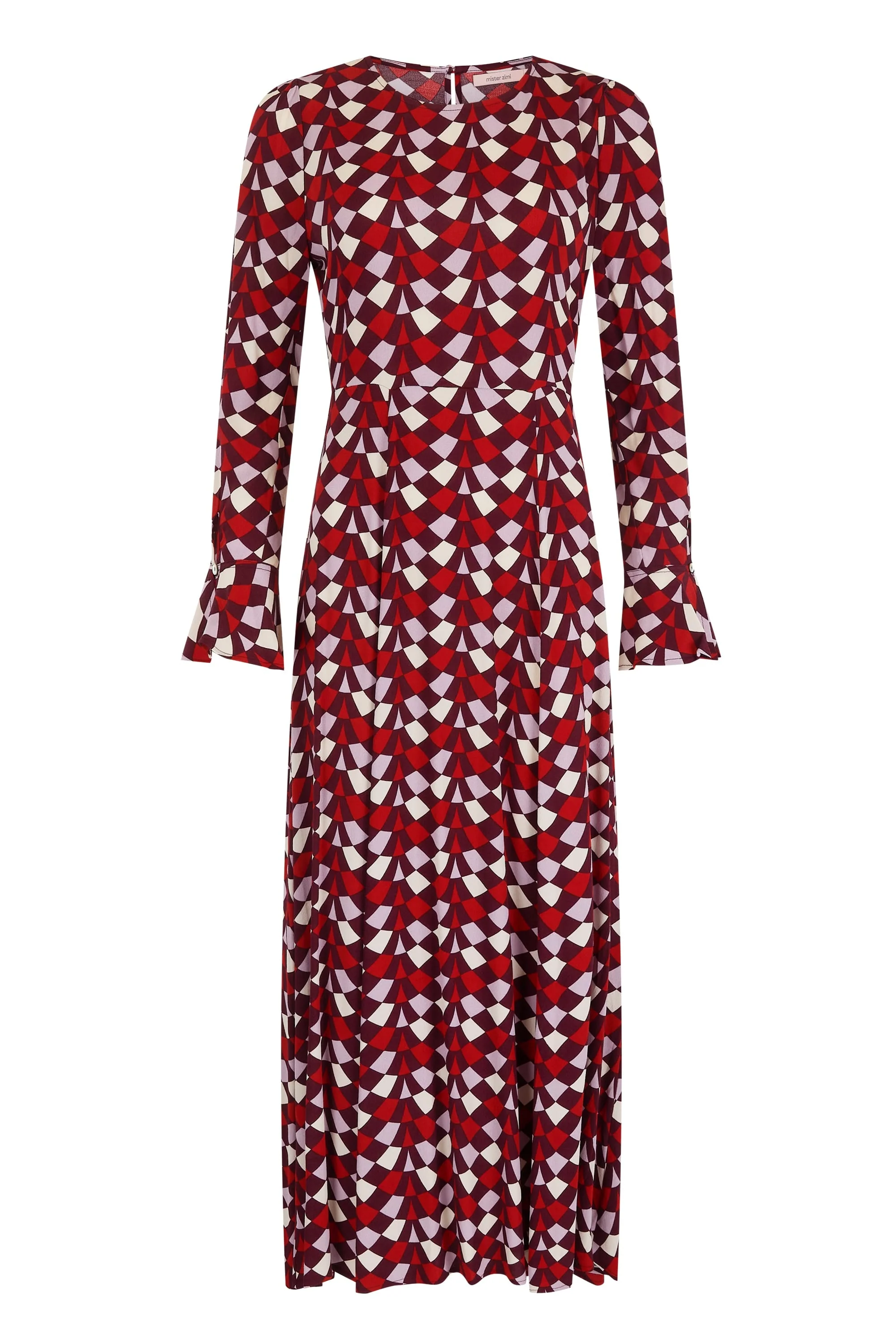 Elodie Dress In Paprika Spice - Image 3