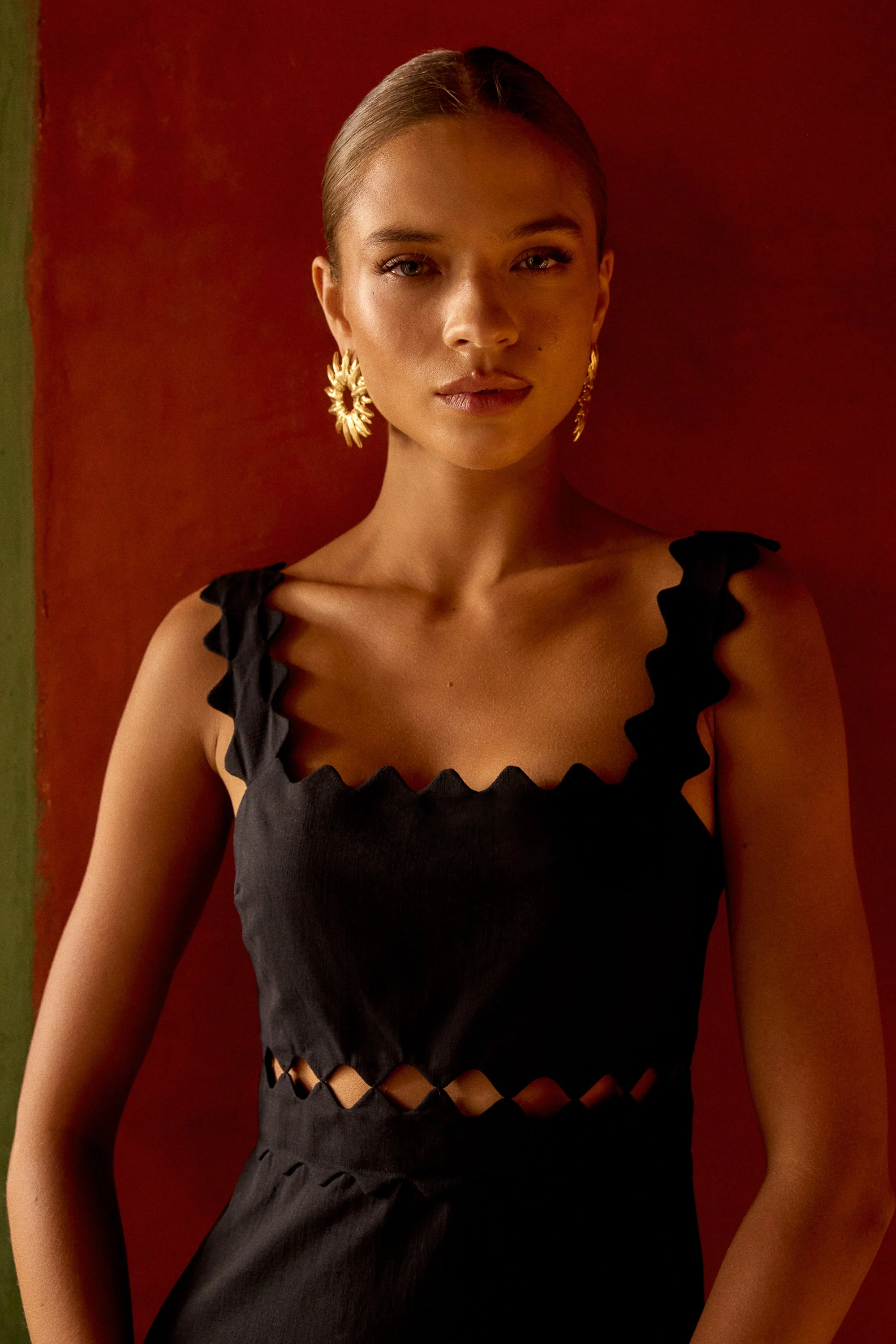 Evelyn Dress In Black - Image 5