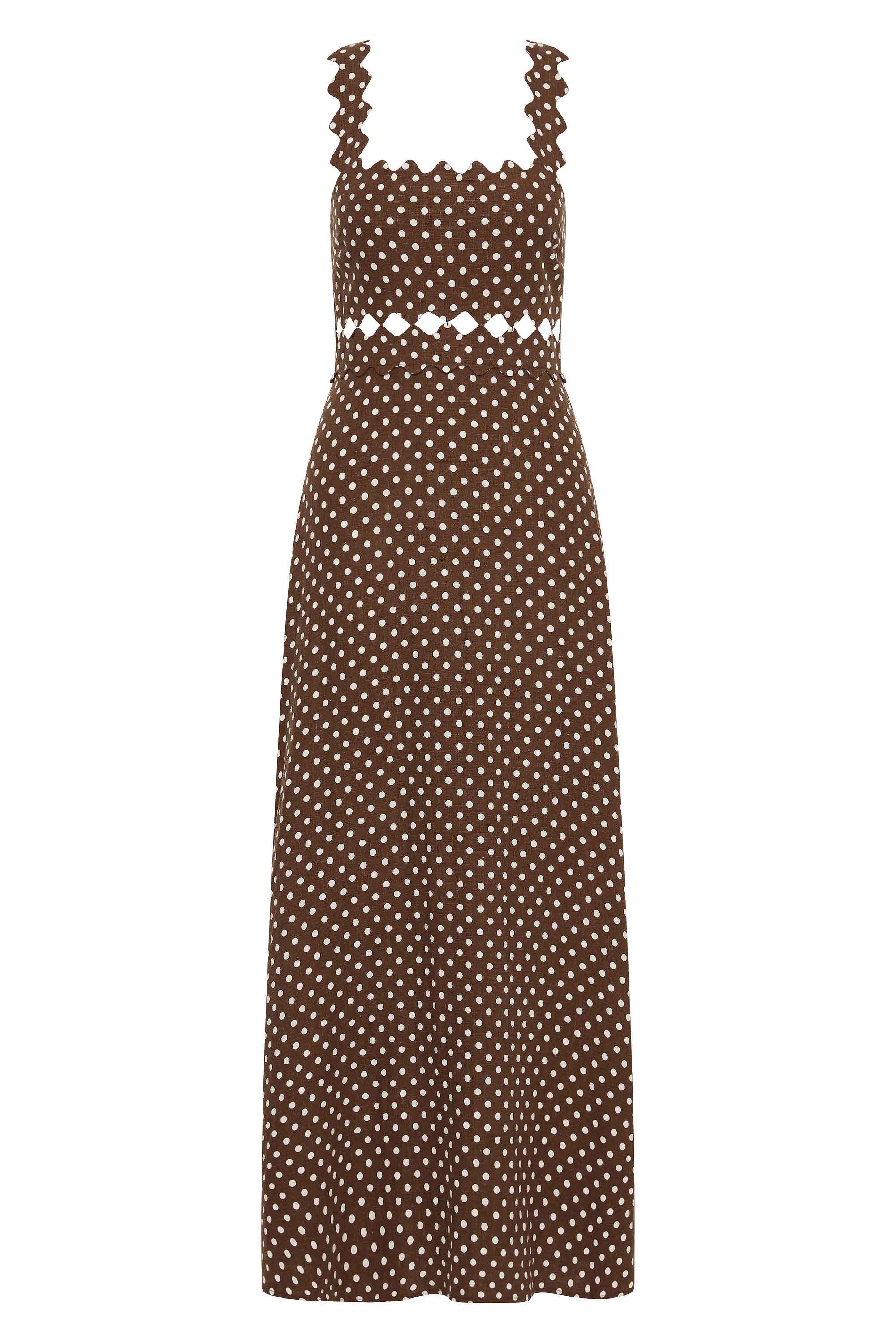 Evelyn Dress In Sokolata - Image 3