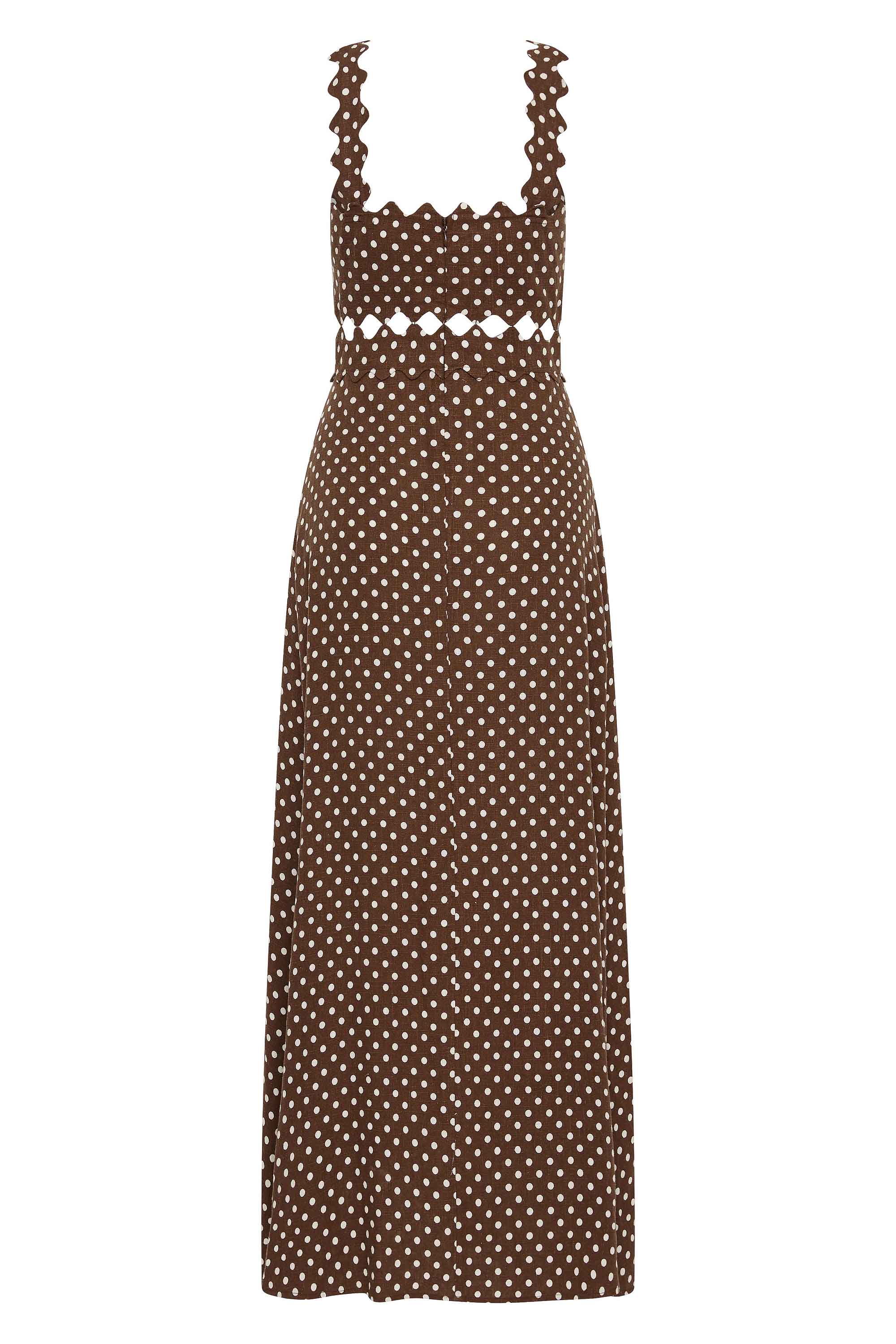 Evelyn Dress In Sokolata - Image 4