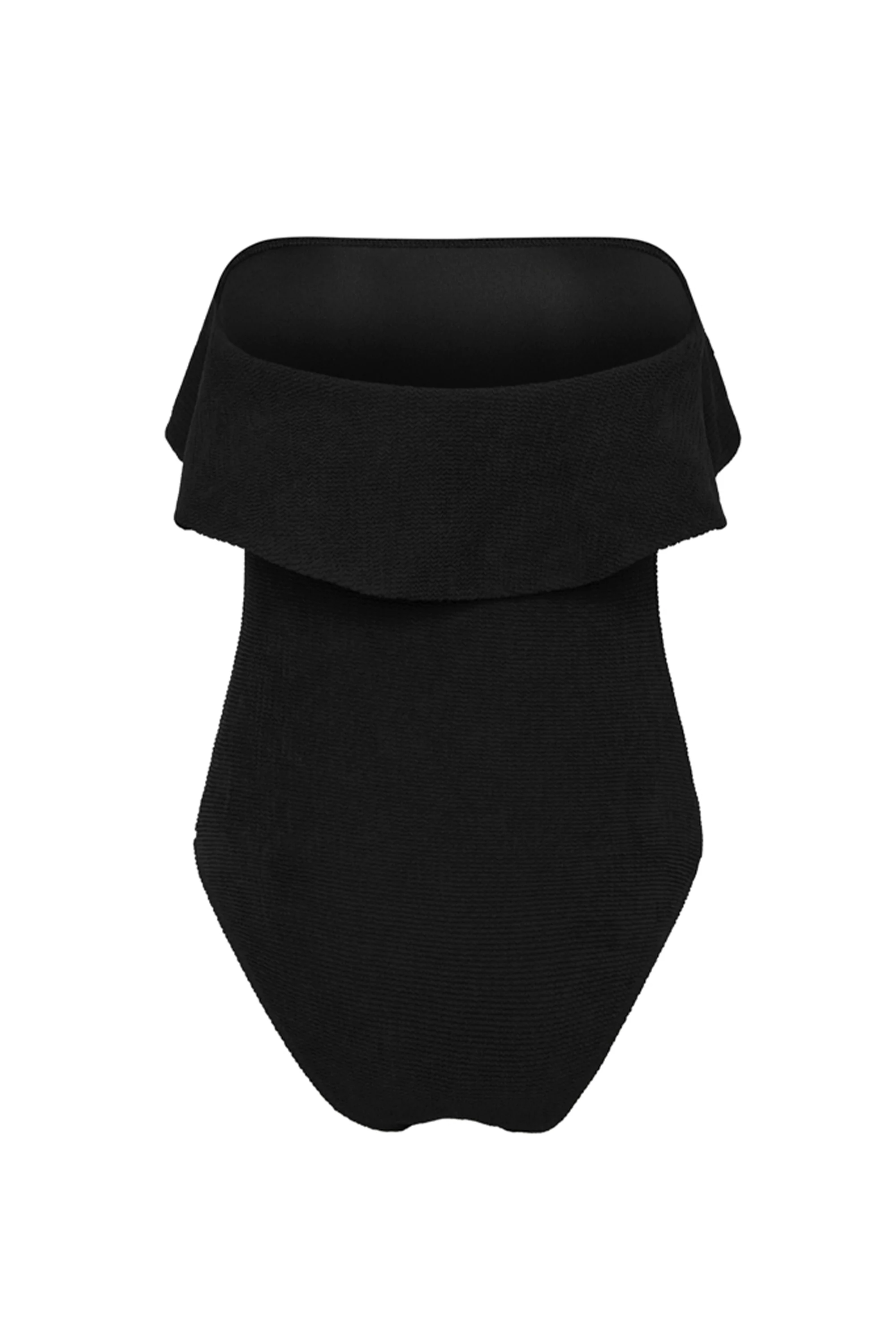 Farrah Frill One Piece In Black - Image 6