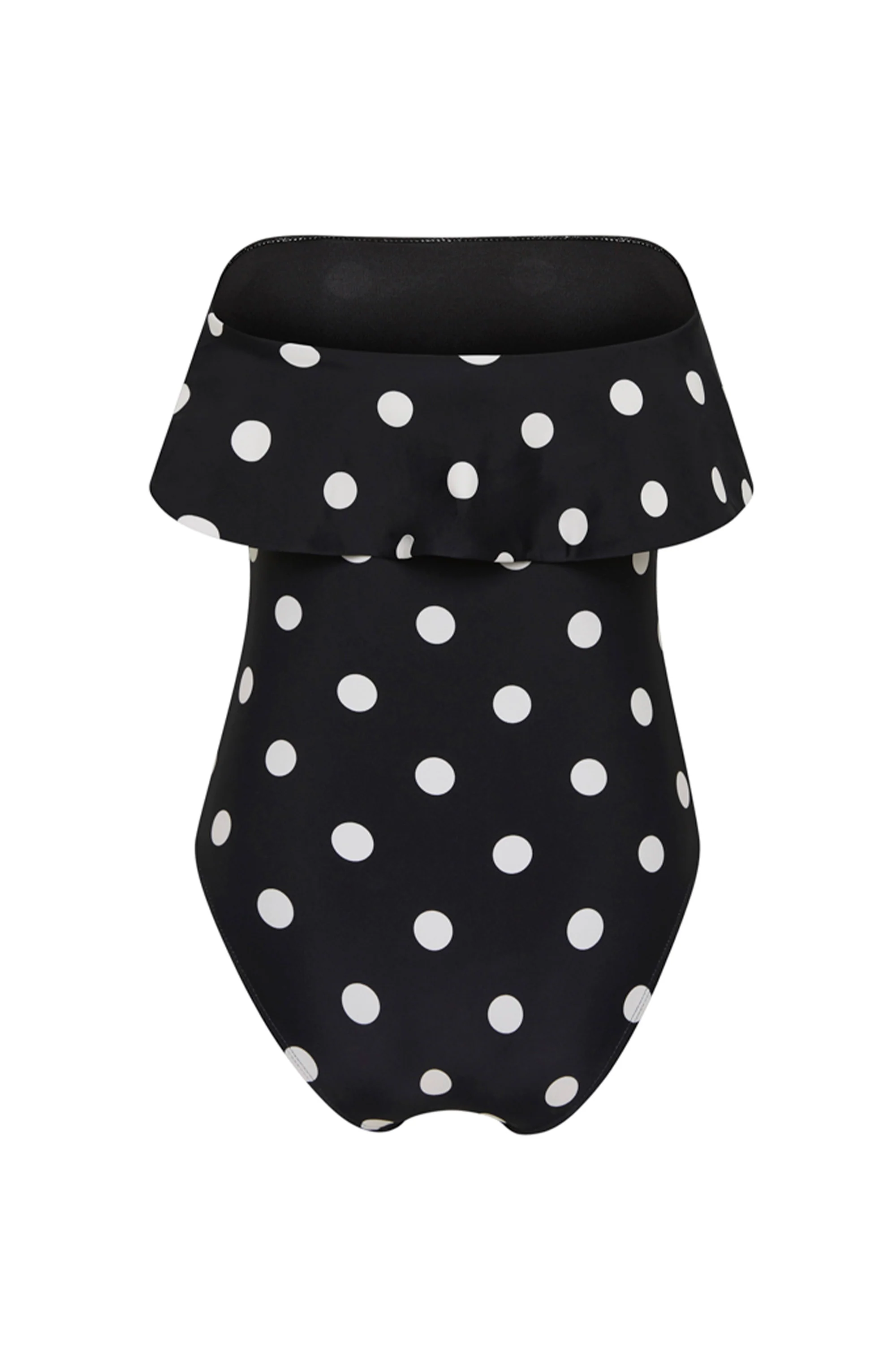 Farrah Frill One Piece In Pepita - Image 6