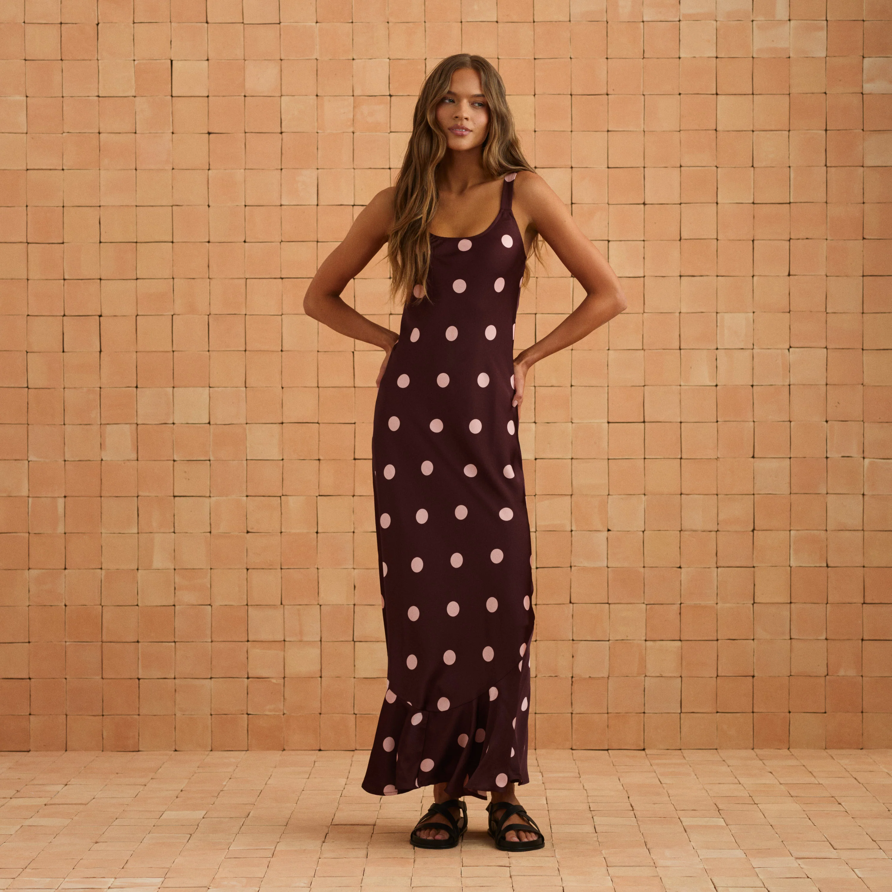 Gia Dress In Peppercorn - Image 12