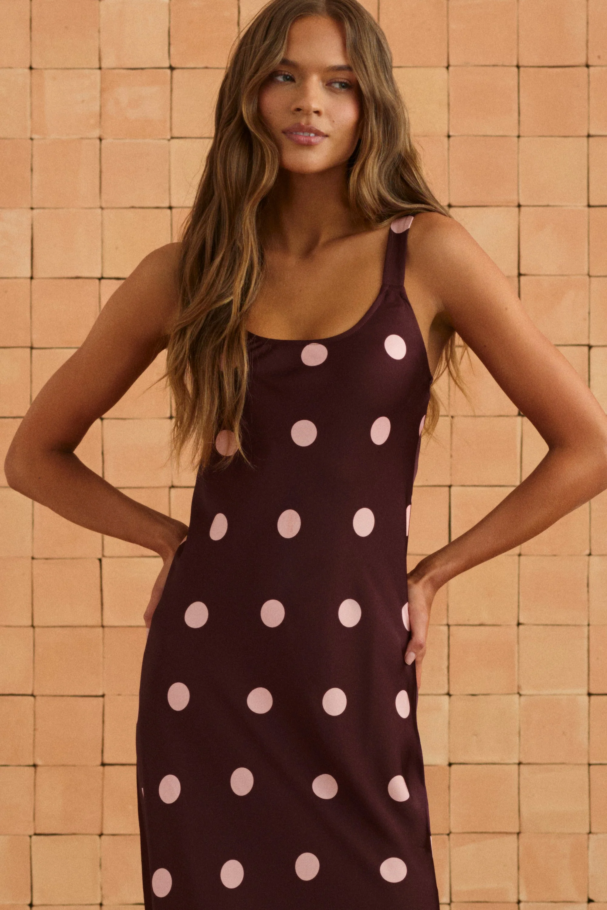 Gia Dress In Peppercorn - Image 7