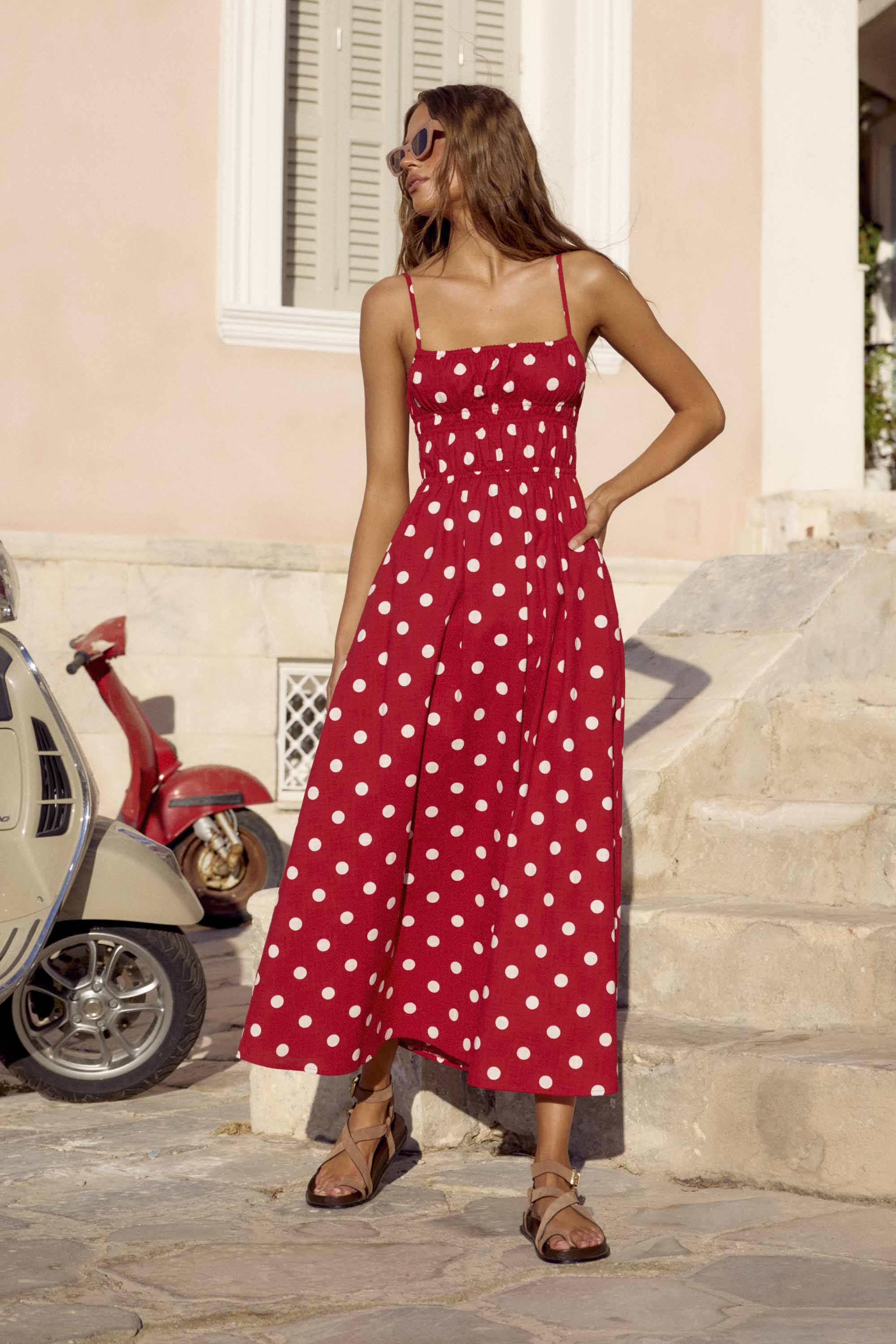 Gigi Dress In Chilli
