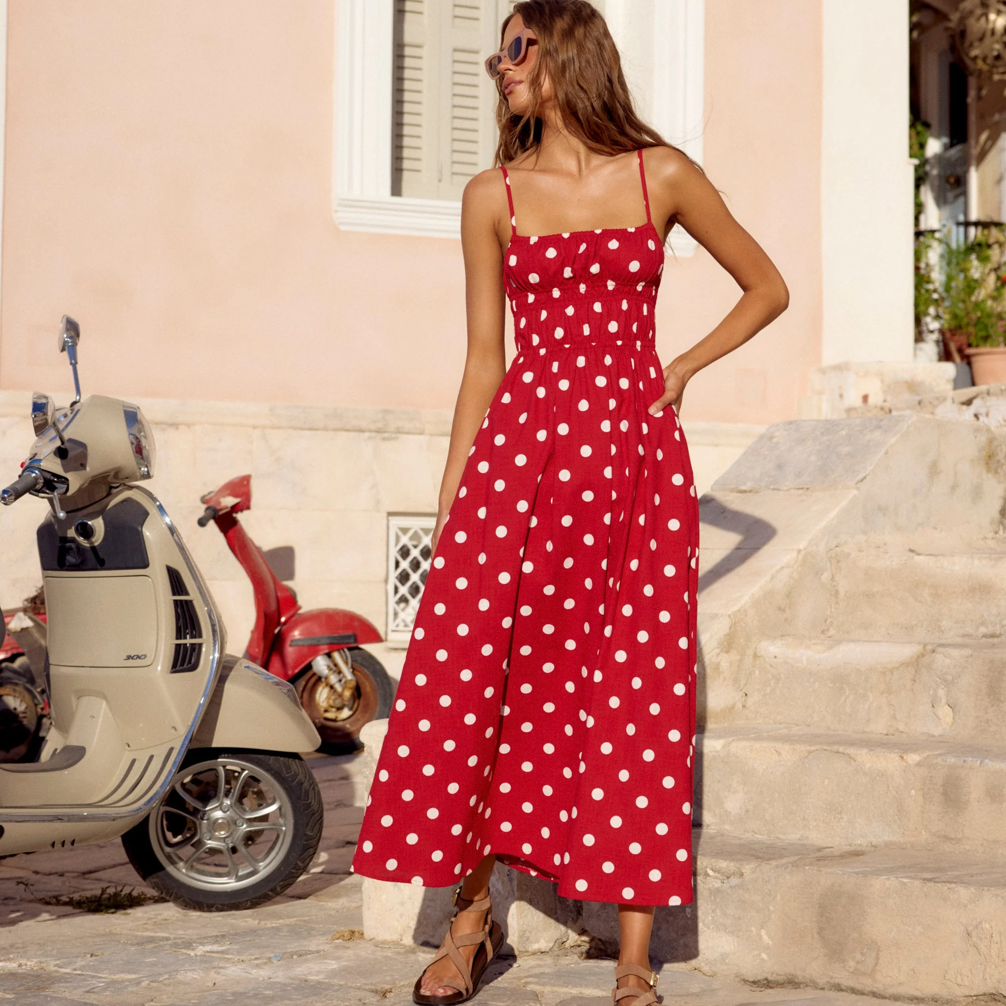 Gigi Dress In Chilli - Image 6