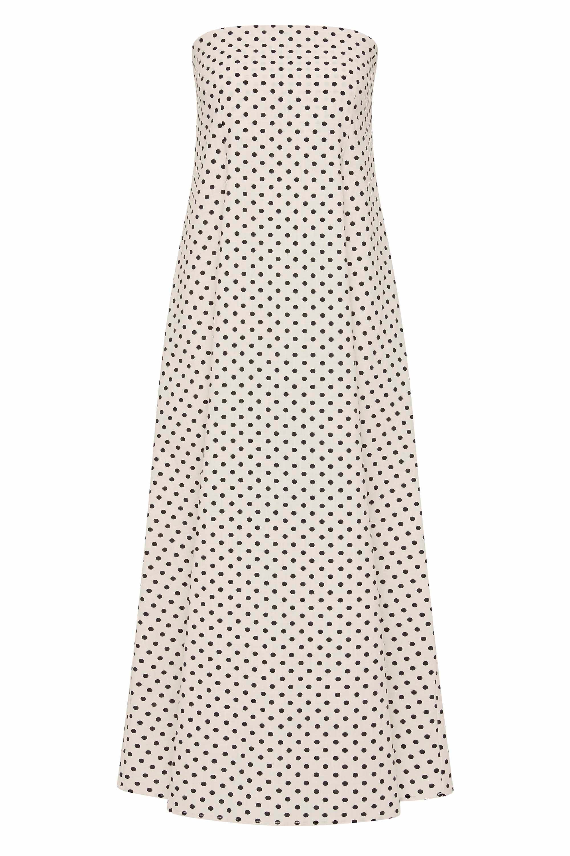 Gina Dress In Coco Spot - Image 4