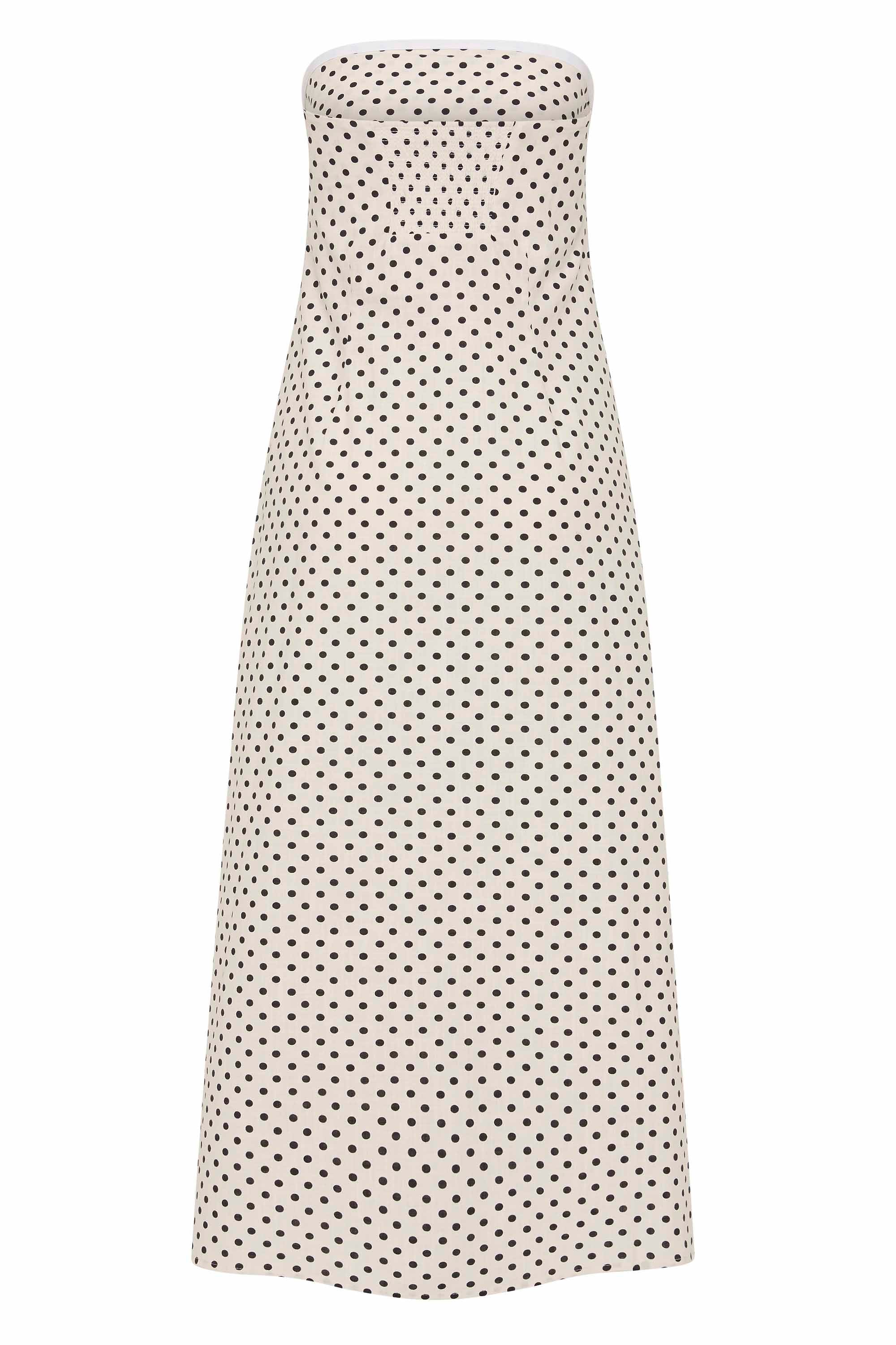 Gina Dress In Coco Spot - Image 5