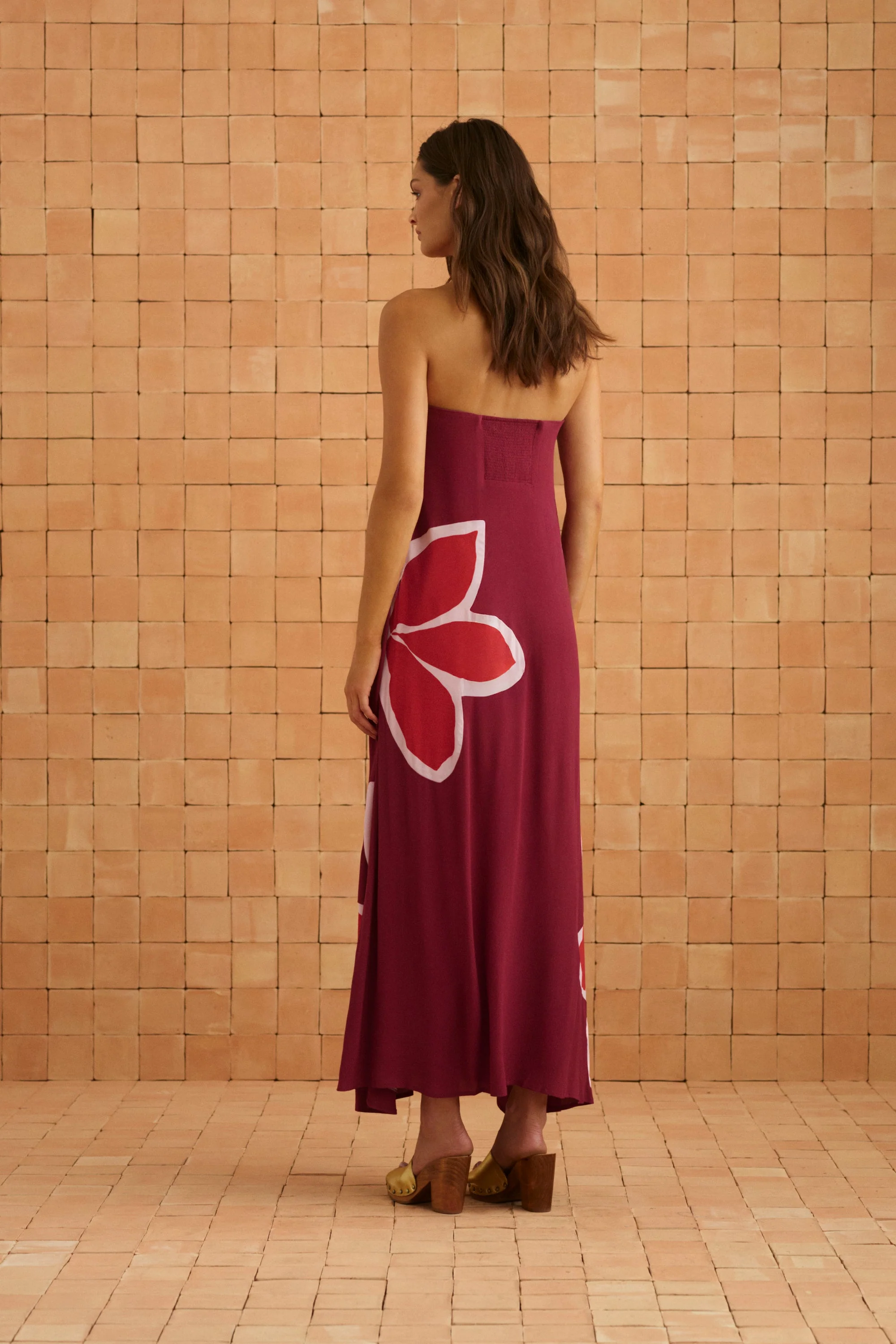 Gina Dress In Gazamia Rosa - Image 6