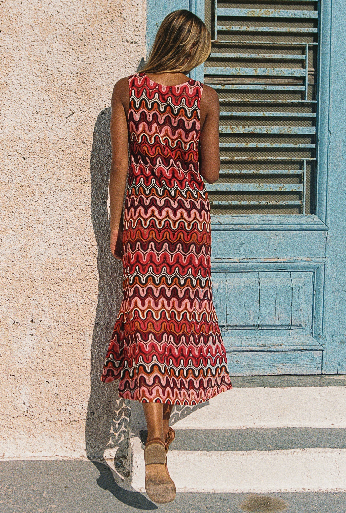 Goldy Dress In Malibu - Image 3