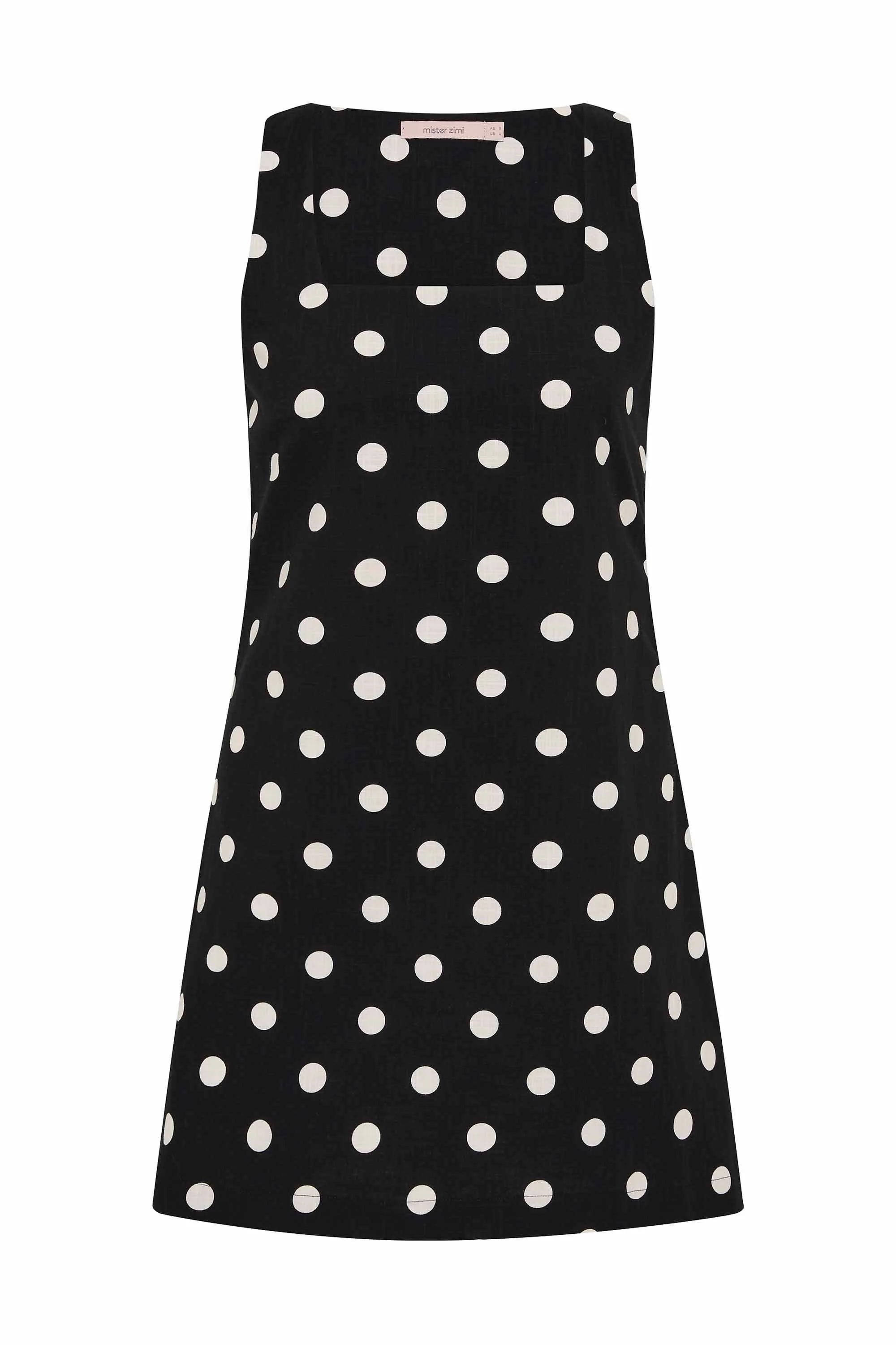Grace Dress In Pepita - Image 4