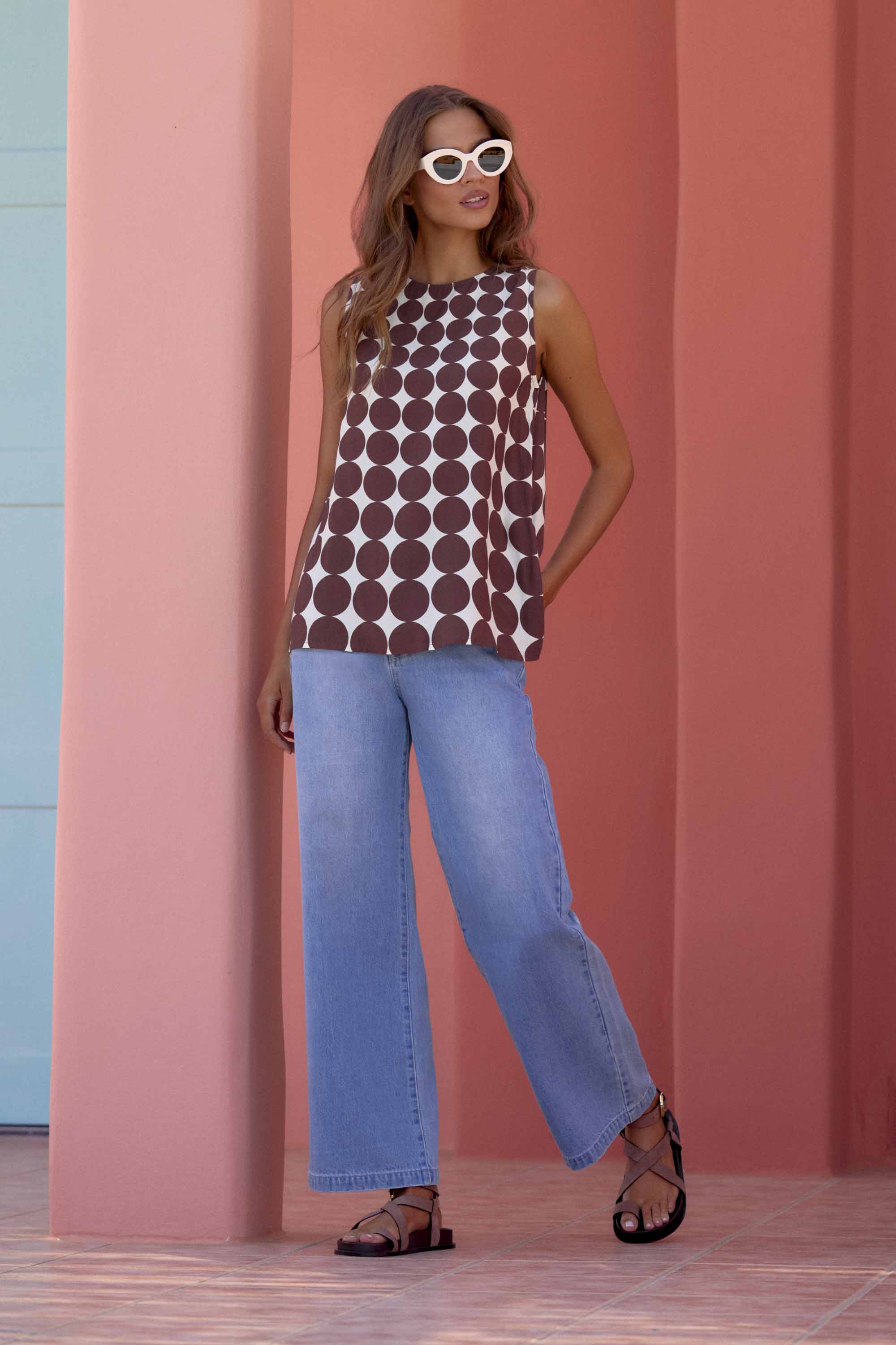 Imogen Jeans In Oasis Blue - Image 2