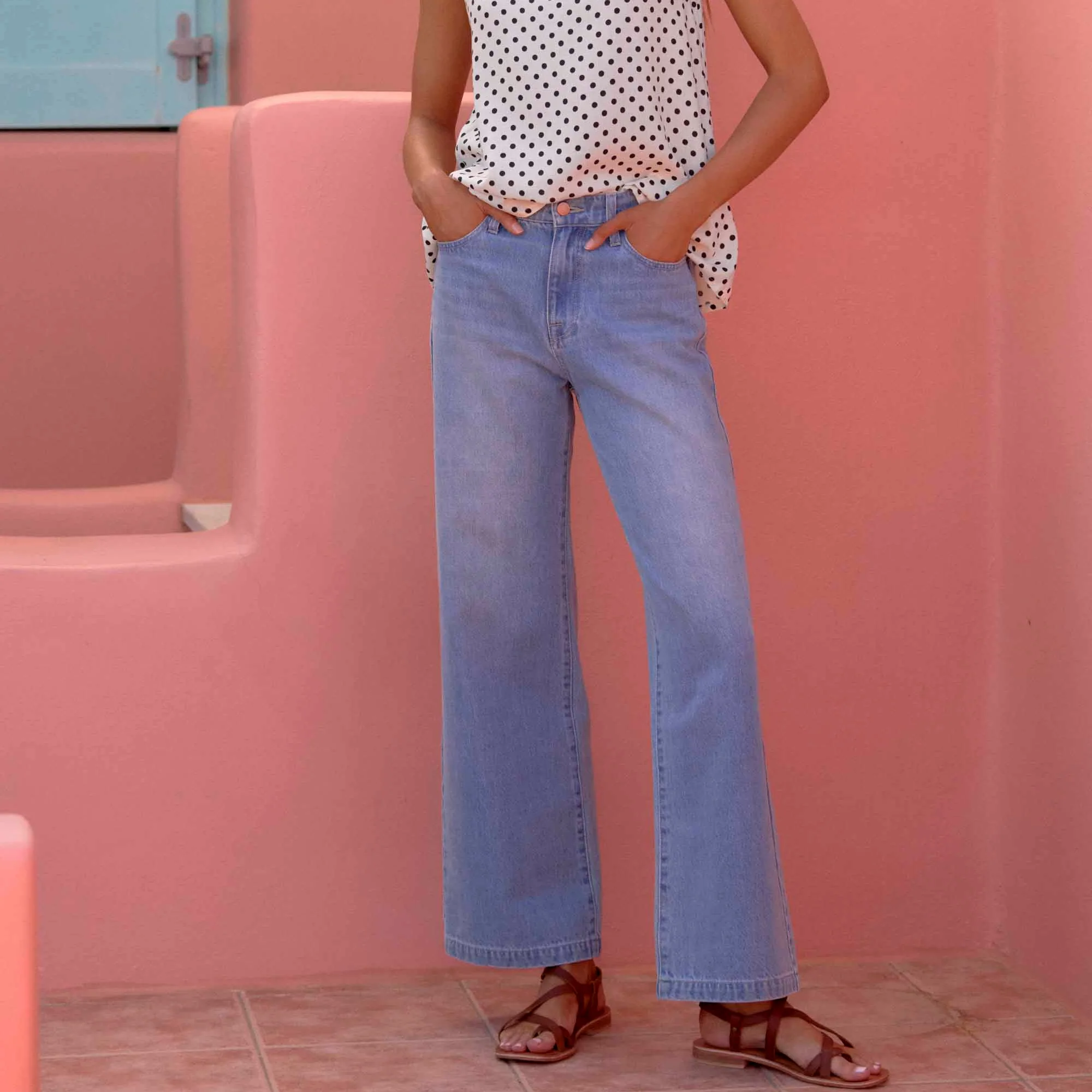 Imogen Jeans In Oasis Blue - Image 8
