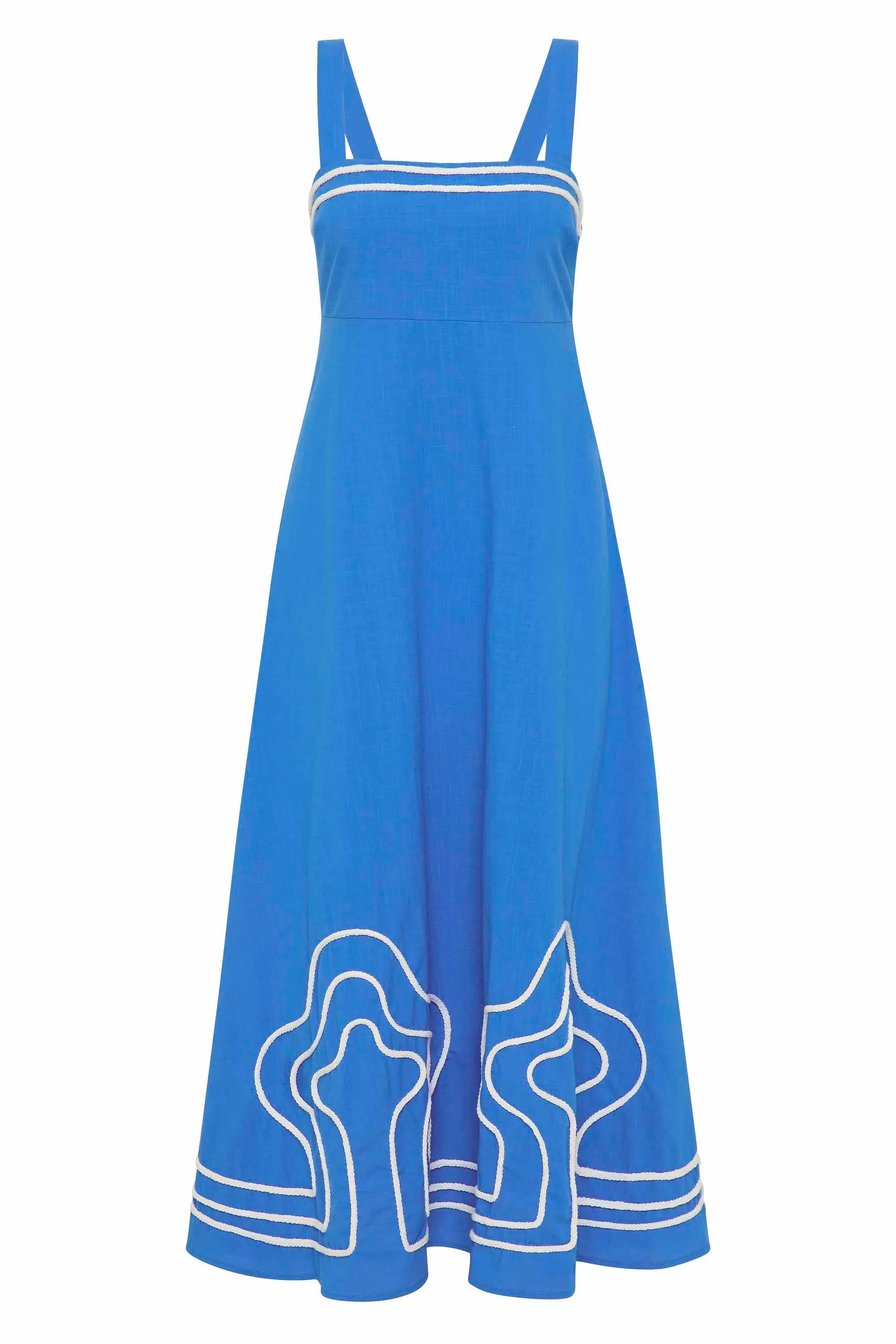Iris Dress In Blu - Image 4